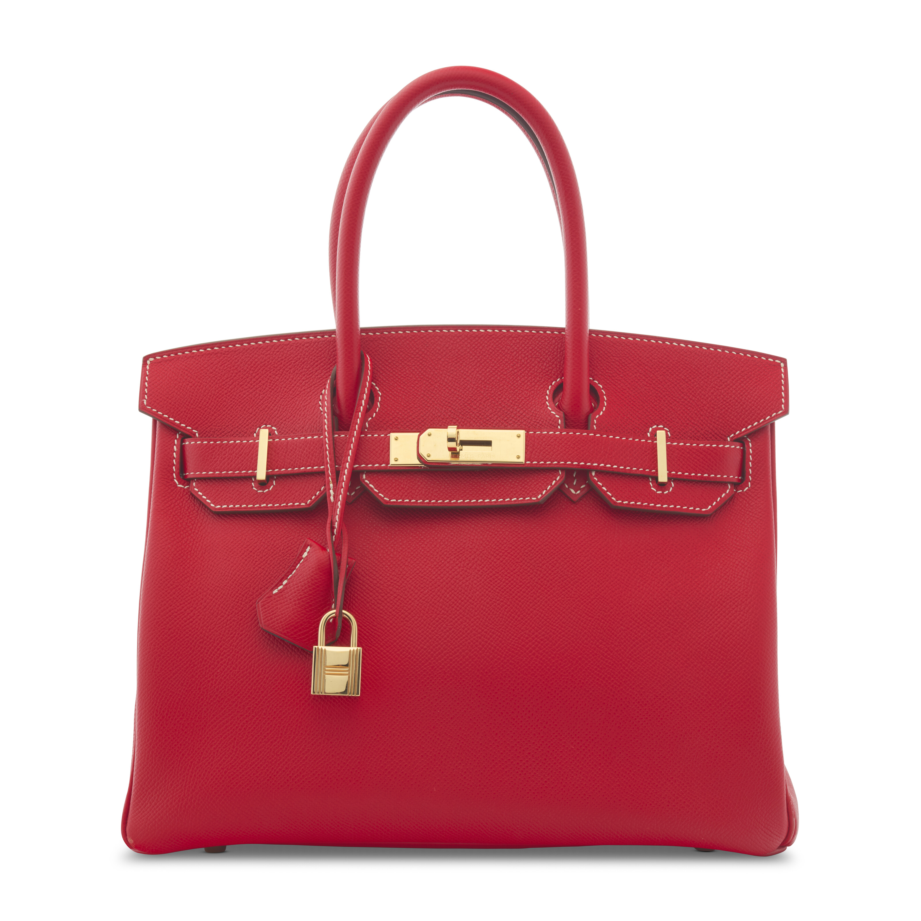A MATTE ROUGE H NICOTILUS CROCODILE BIRKIN 35 WITH PALLADIUM