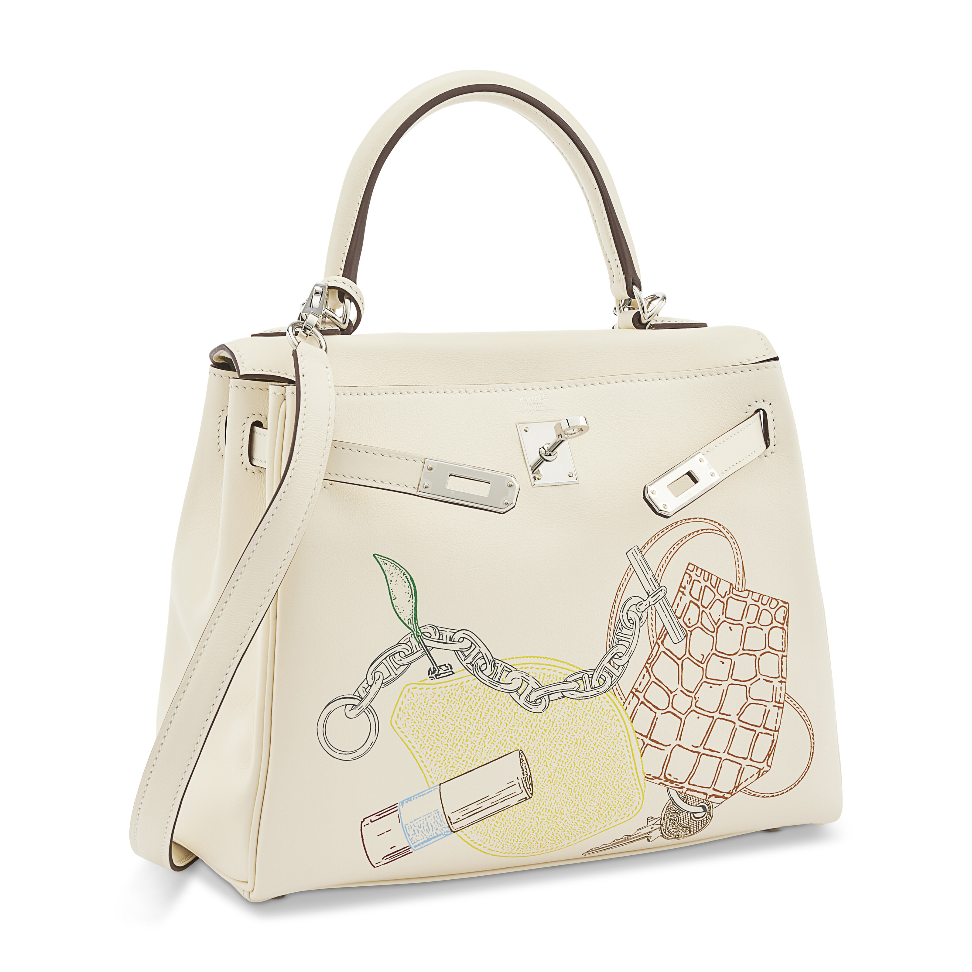 A LIMITED EDITION NATA SWIFT LEATHER IN & OUT RETOURNÉ KELLY 25