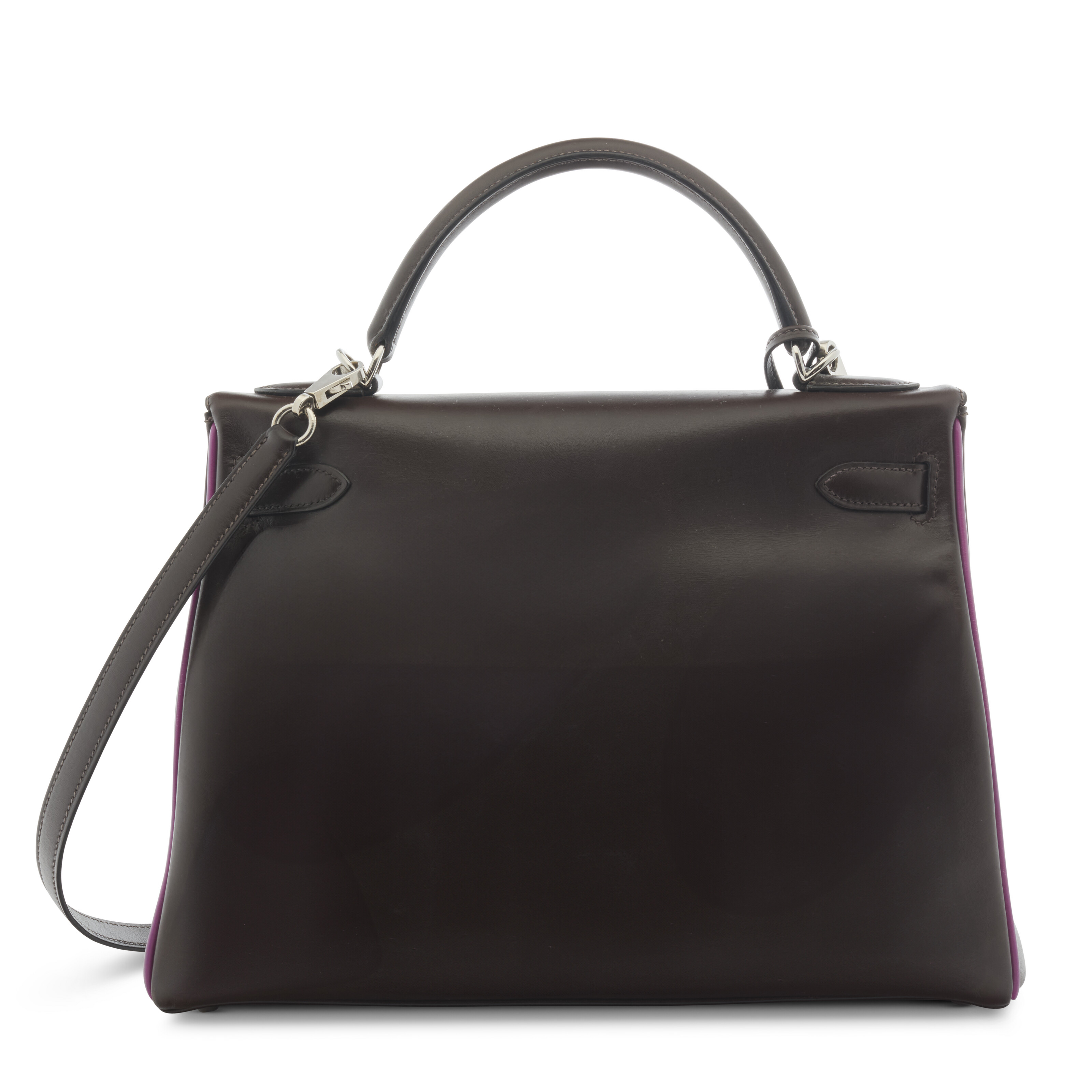 A LIMITED EDITION CHOCOLAT & CYCLAMEN CALF BOX LEATHER RETOURNÉ
