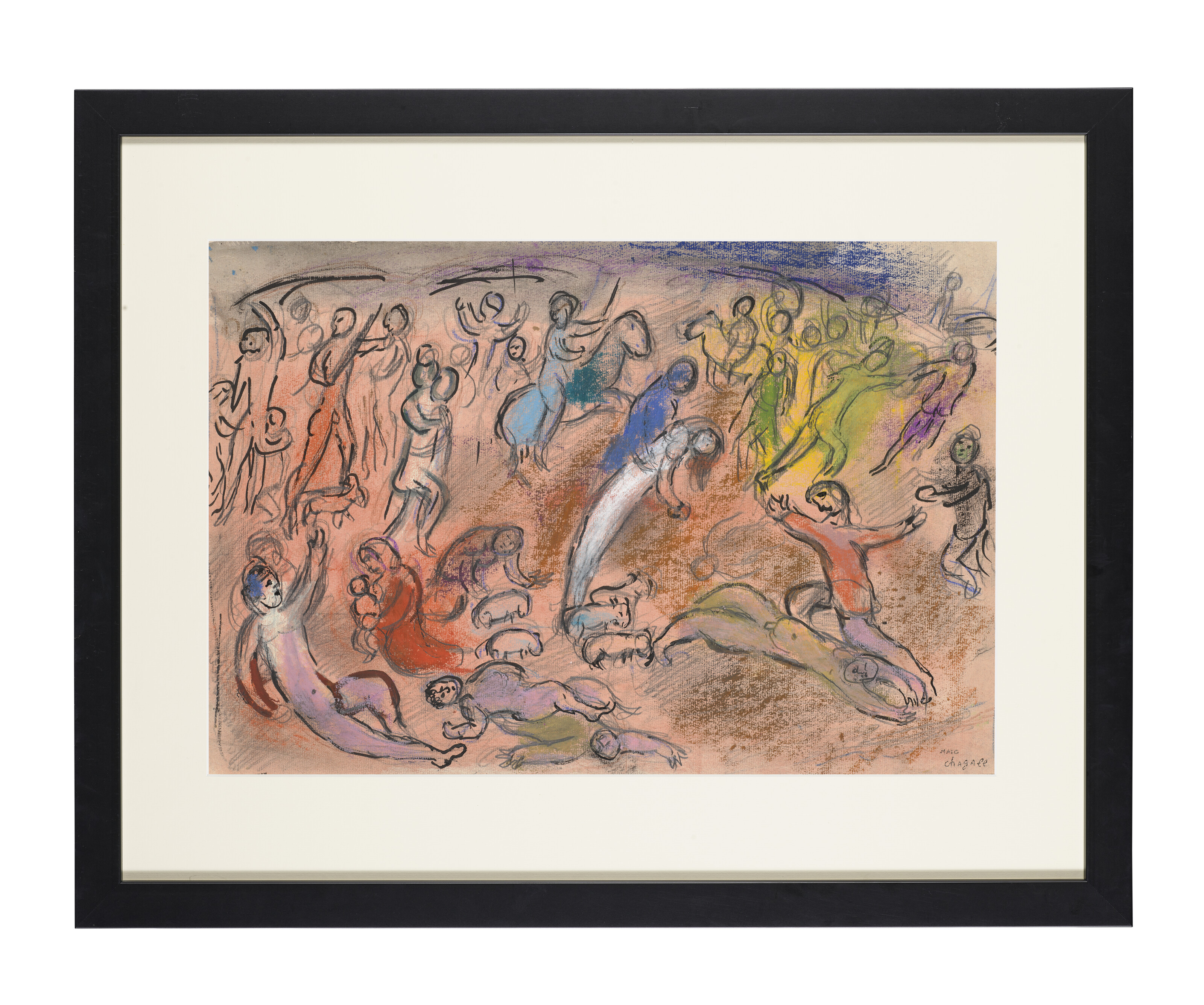 Marc Chagall (1887-1985), Esquisse pour la lithographie M. 327 de