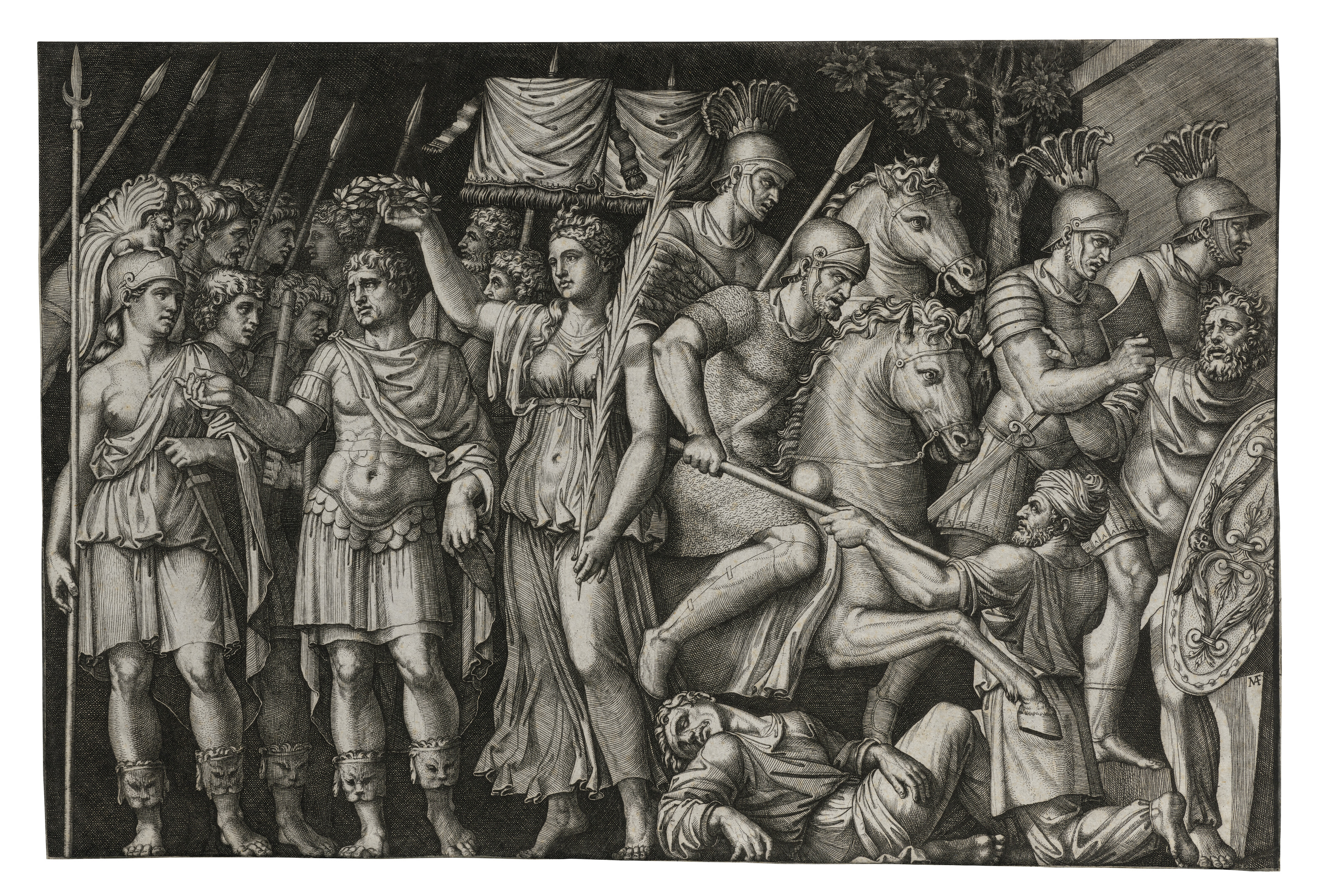 Catalog image of Trajan crowned by Victory