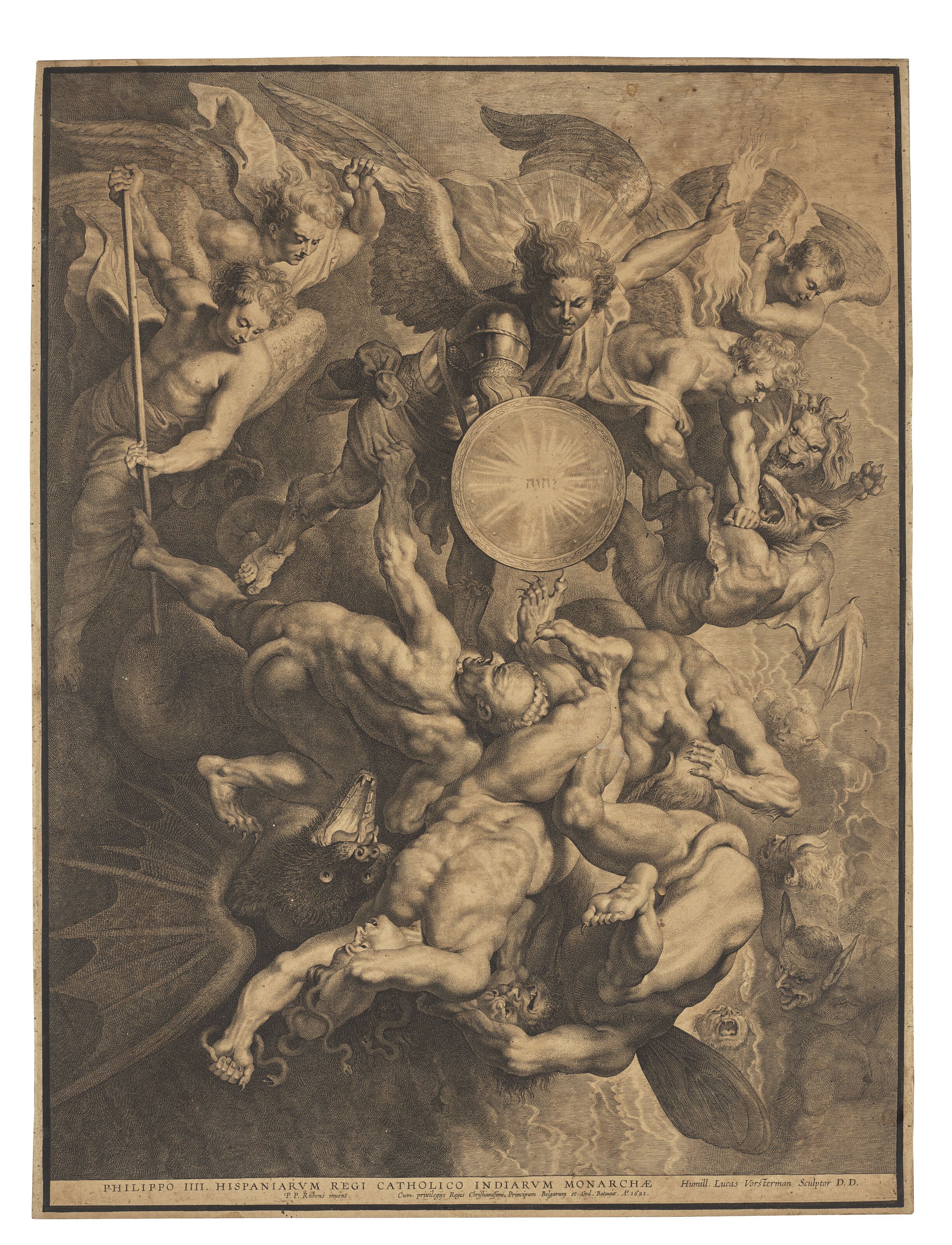 Saint Michael fighting the Rebel Angels