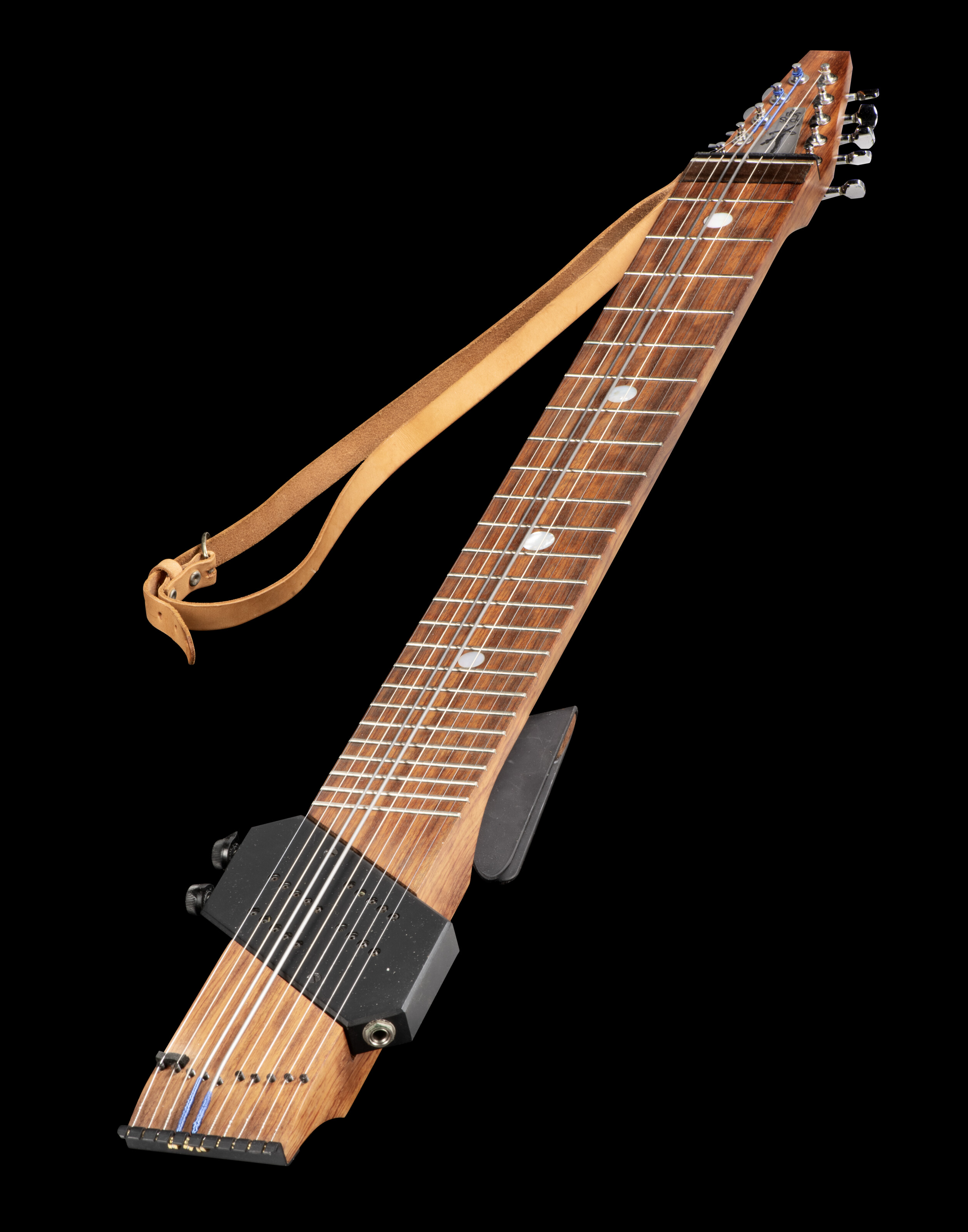CHAPMAN, LOS ANGELES, CIRCA 1980, A TEN-STRING GUITAR, THE CHAPMAN