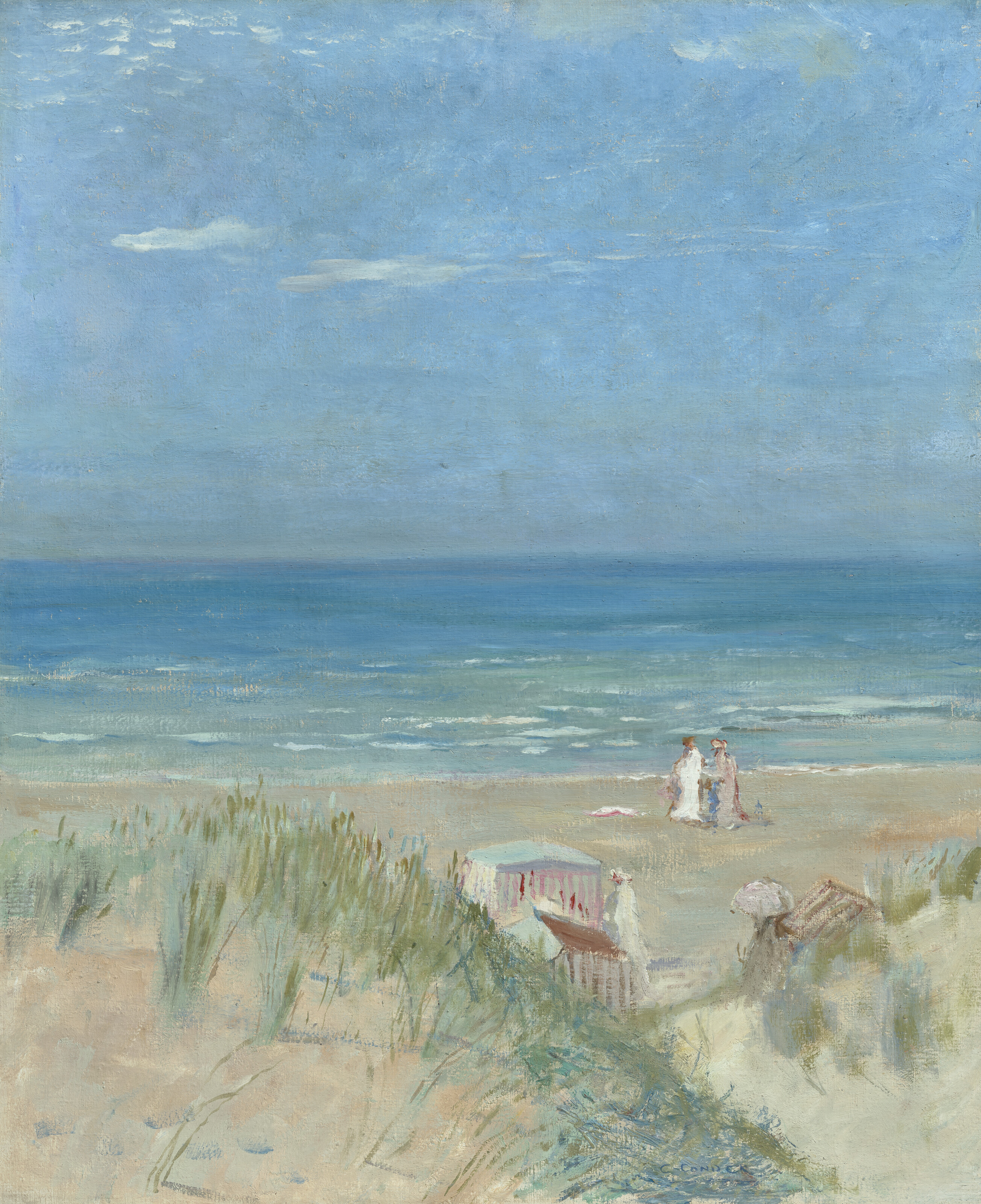 Charles Conder, Sand dunes, Ambleteuse, 1901, offered in Barry Humphries: The Personal Collection on 13 February 2025 at Christie's in London