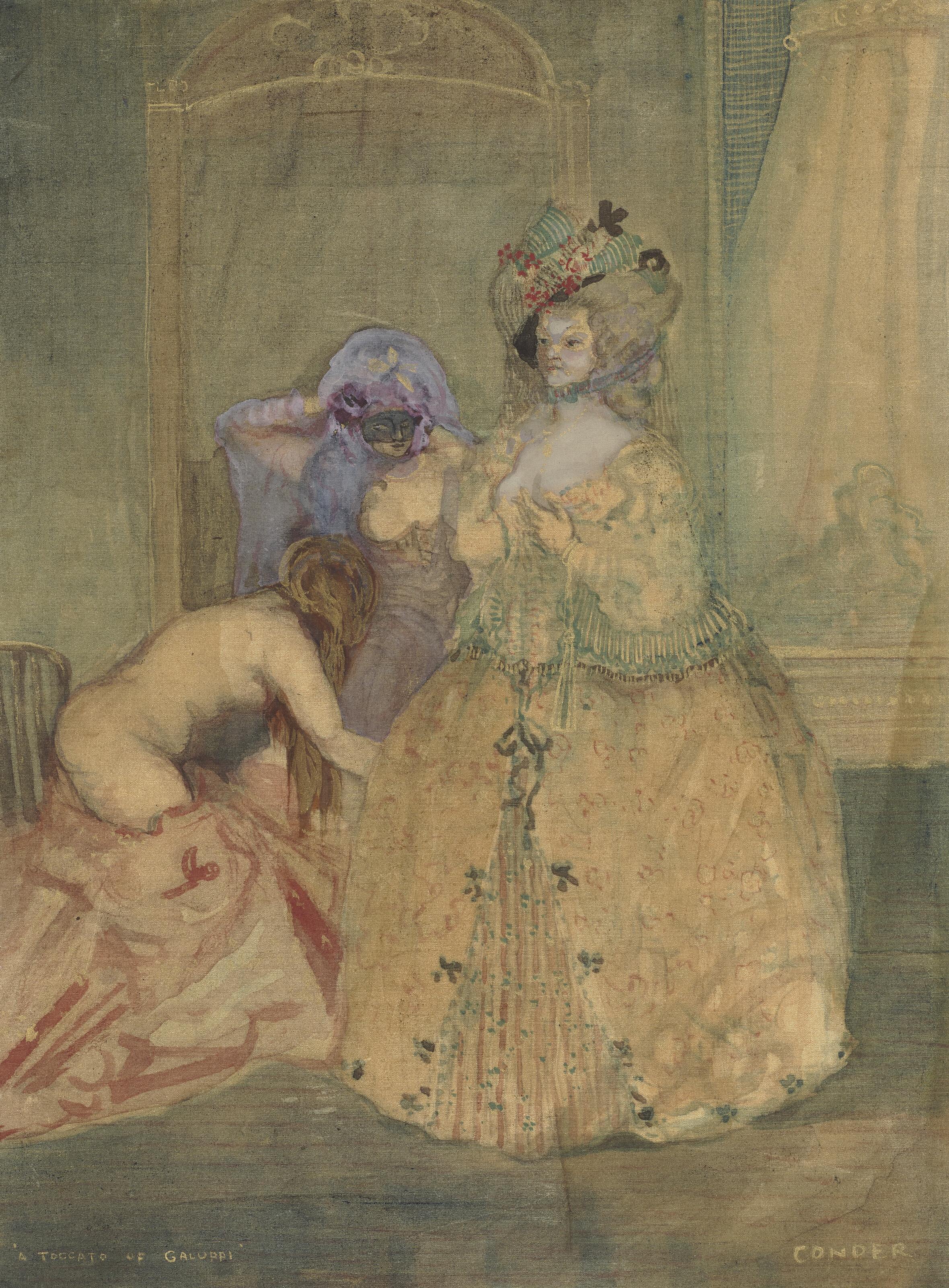 Charles Conder, A Toccata of Galuppi, circa 1900, offered in Barry Humphries: The Personal Collection on 13 February 2025 at Christie's in London