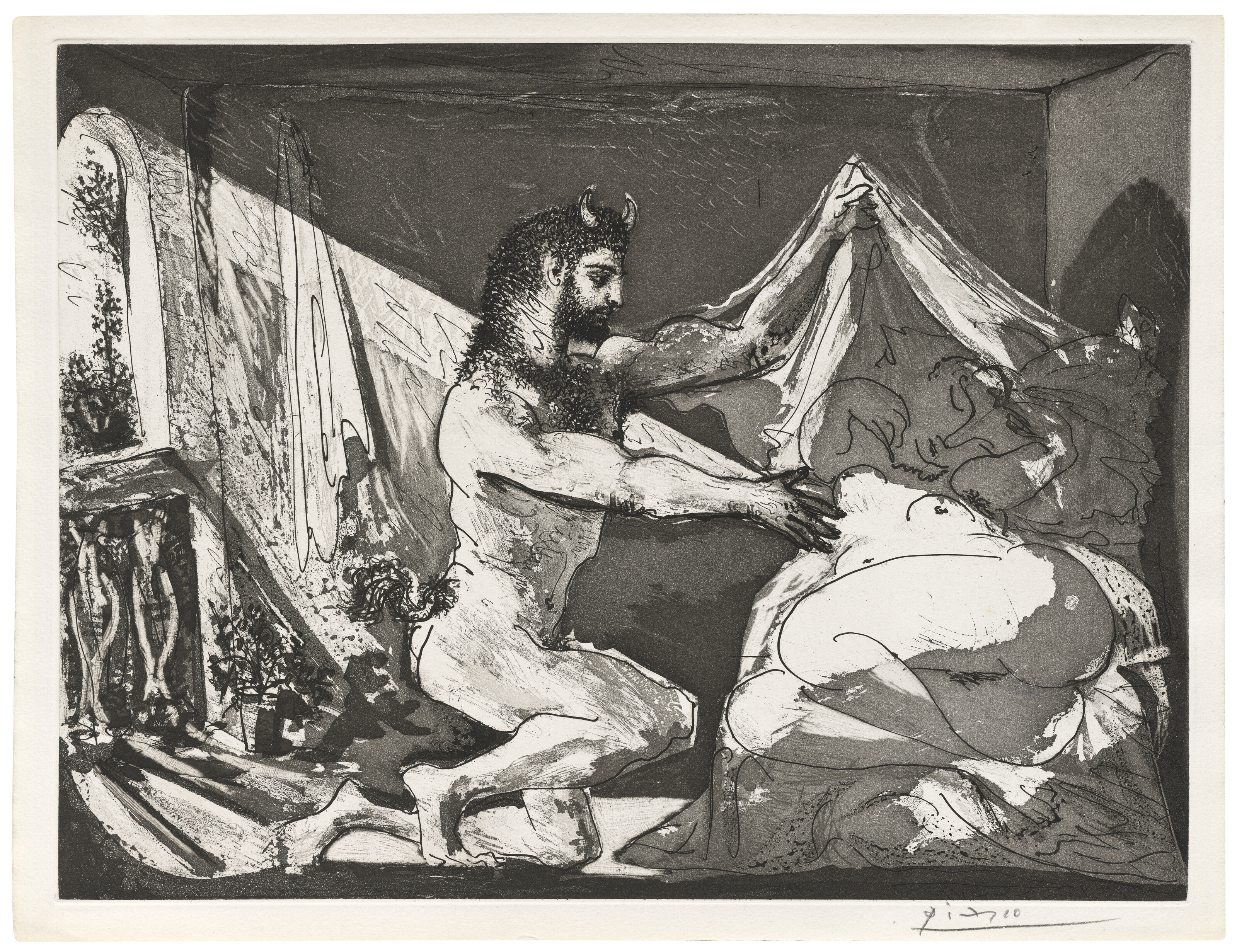 Catalog image of Faune dévoilant une femme, from: La Suite Vollard