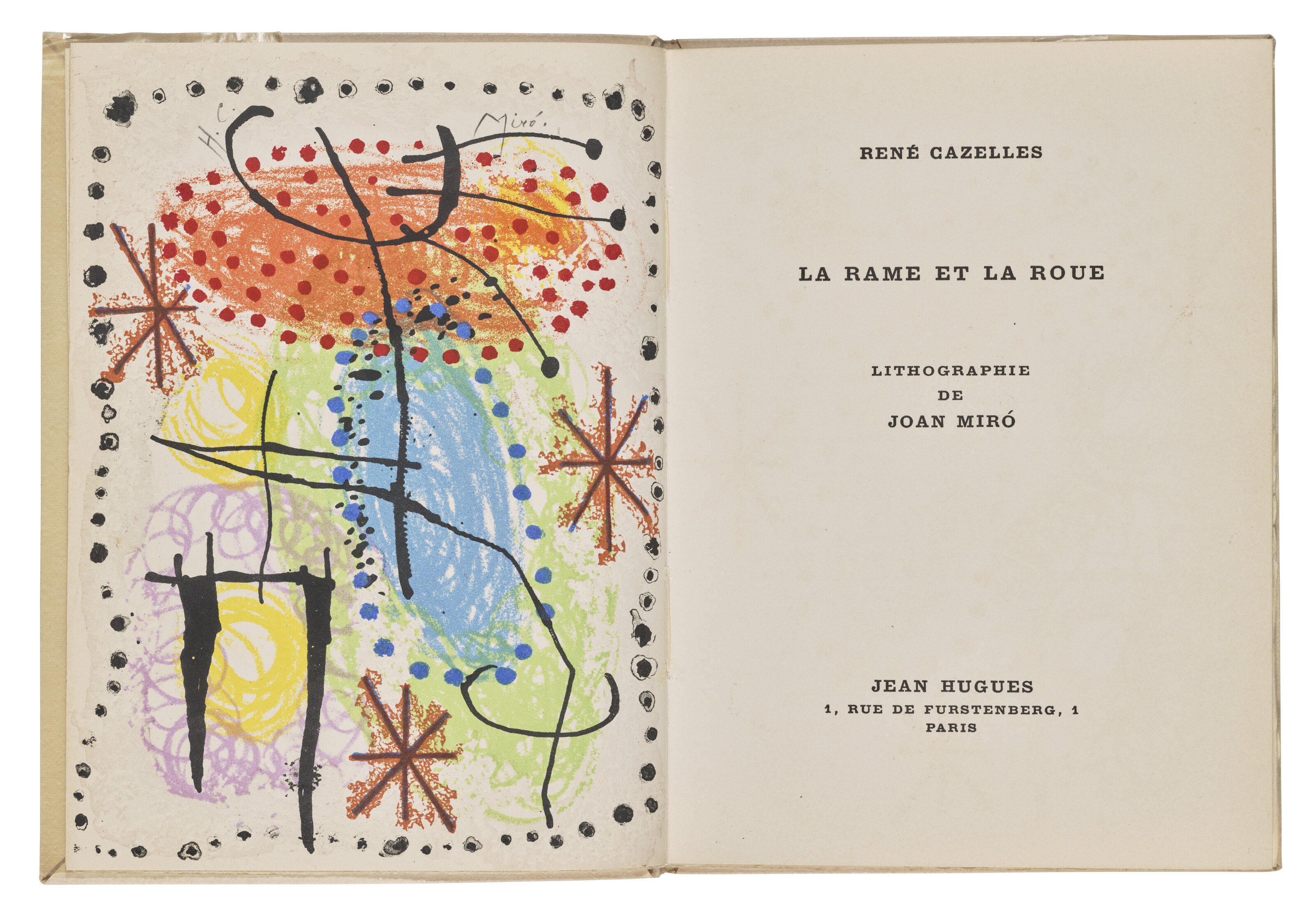 JOAN MIRÓ (1893-1983), René Cazelles, La Rame et la Roue | Christie’s