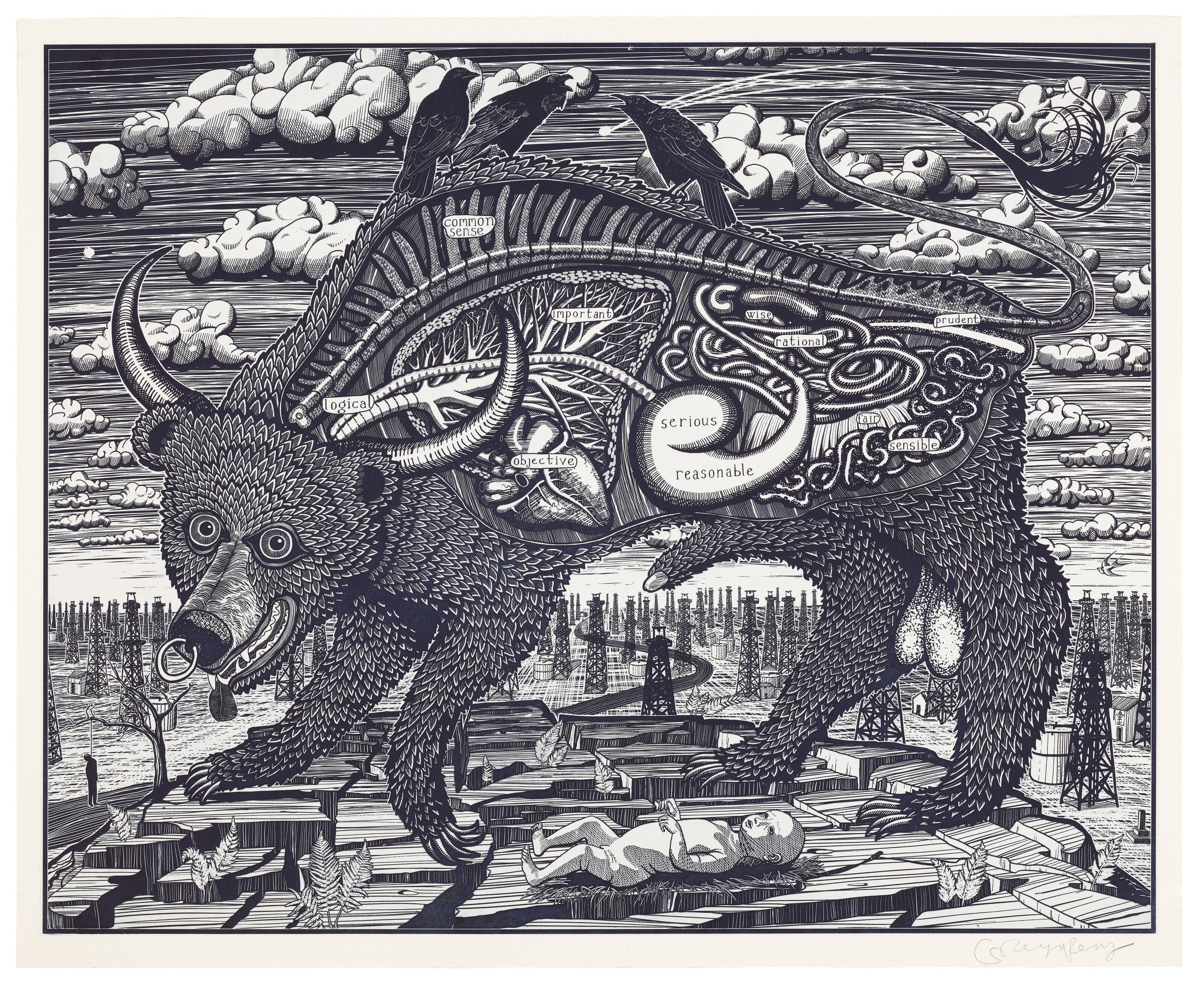 GRAYSON PERRY (B. 1960), Animal Spirit (Blue) | Christie’s