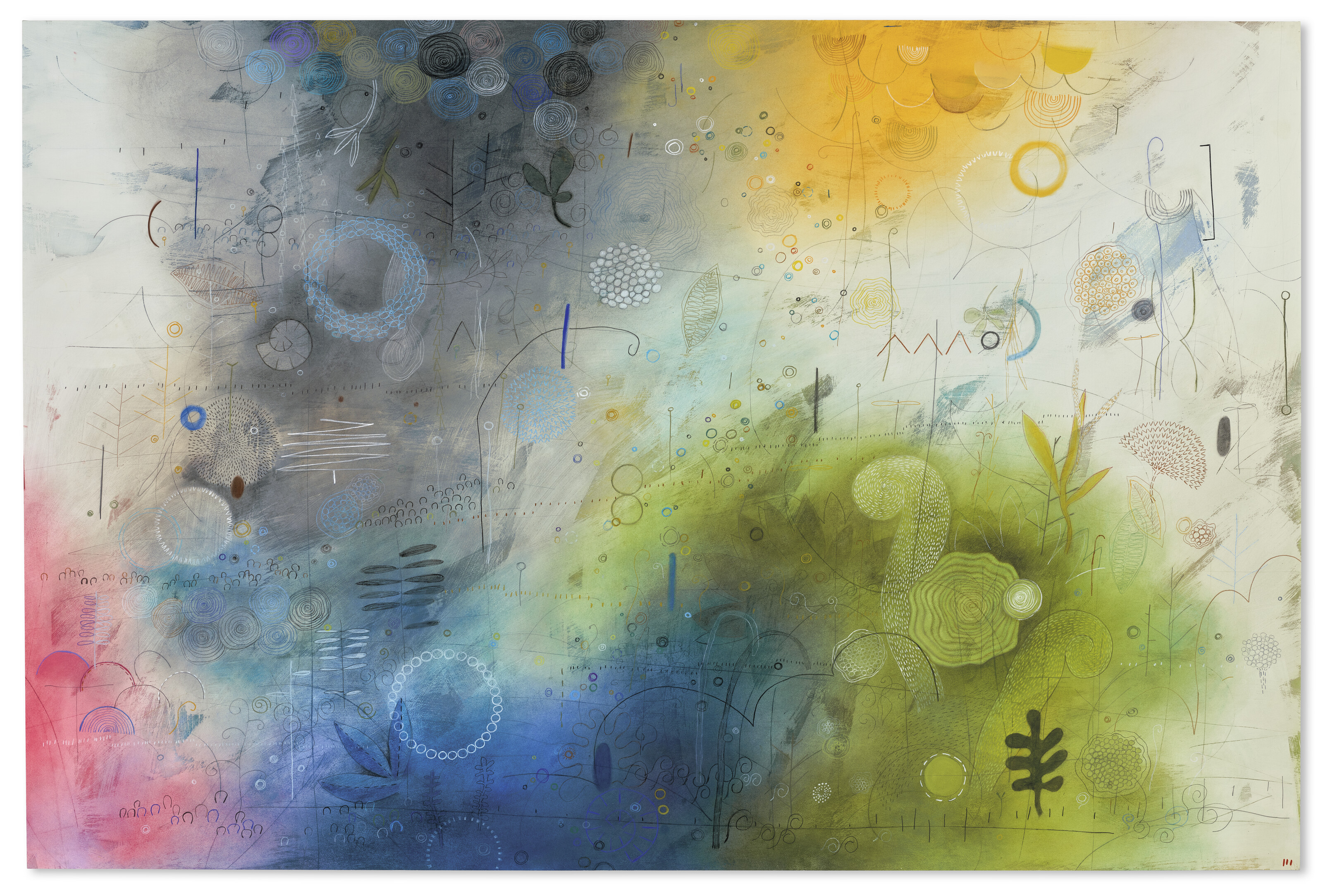 Emmi Whitehorse, Sea Forager II, 2024, sold for £302,400 on 5 March 2025 at Christie's in London