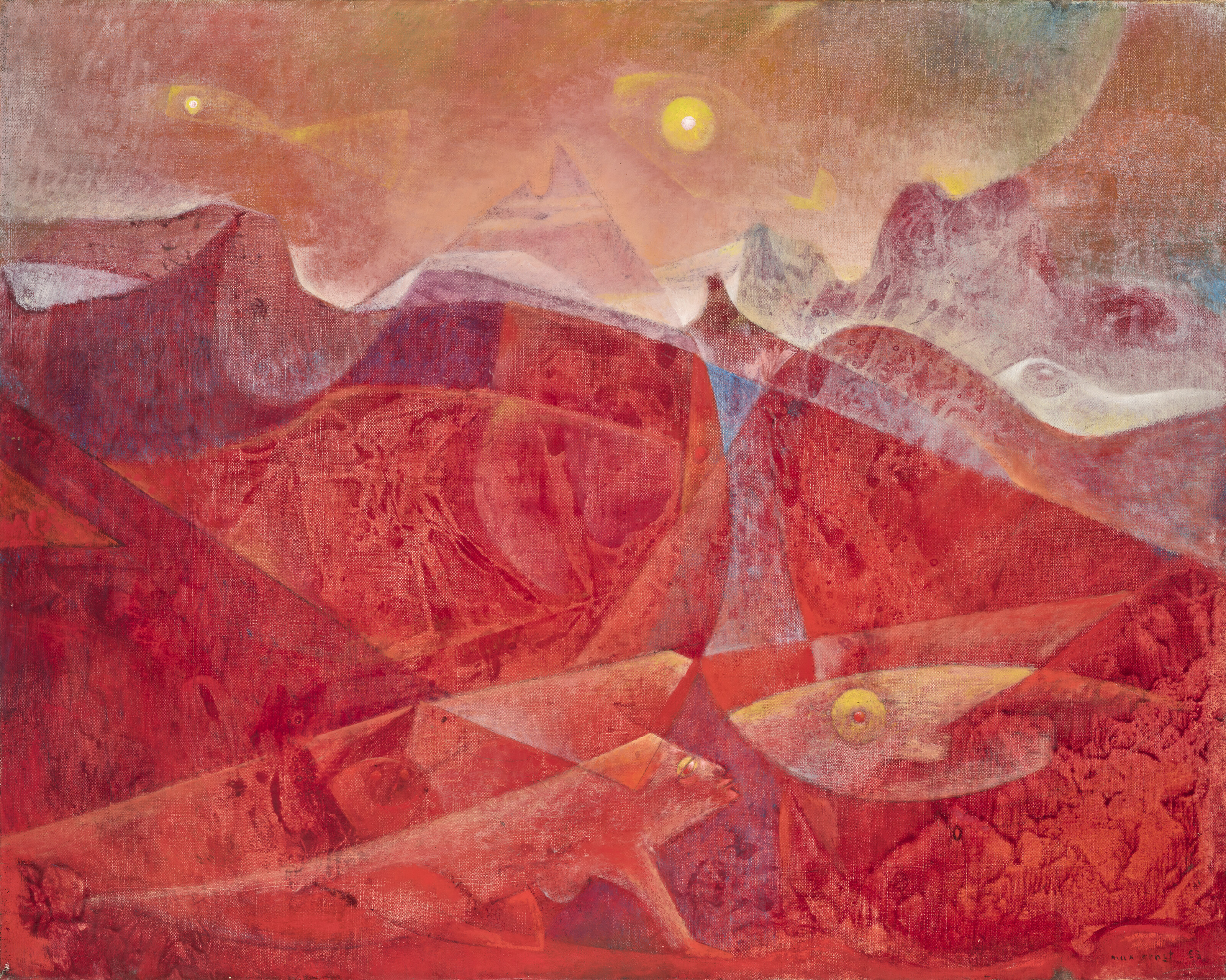 Max Ernst, Coloradeau de Meduse, 1953, sold for £3,065,000 on 5 March 2025 at Christie's in London