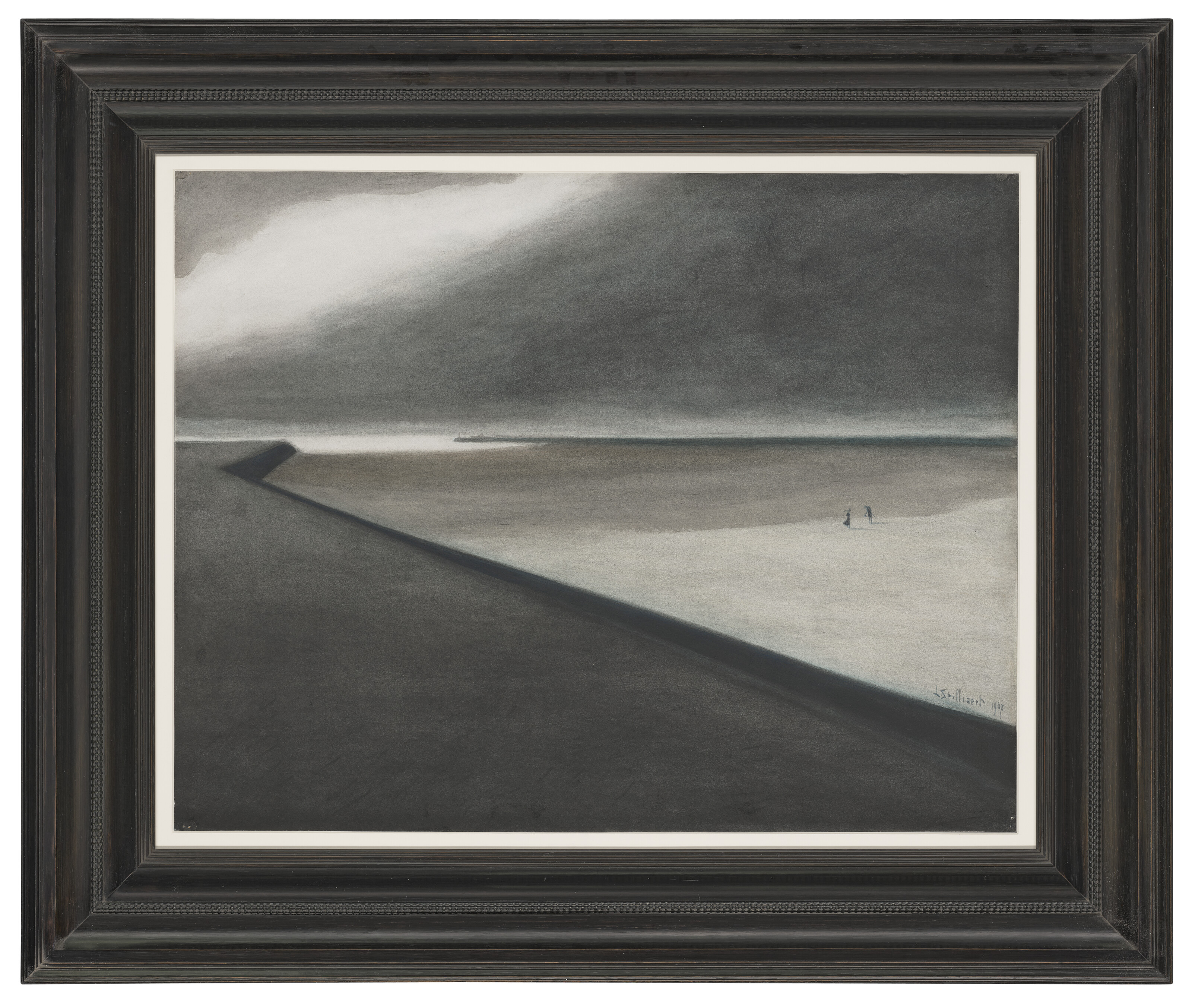 LÉON SPILLIAERT (1881-1946), Digue et plage | Christie's