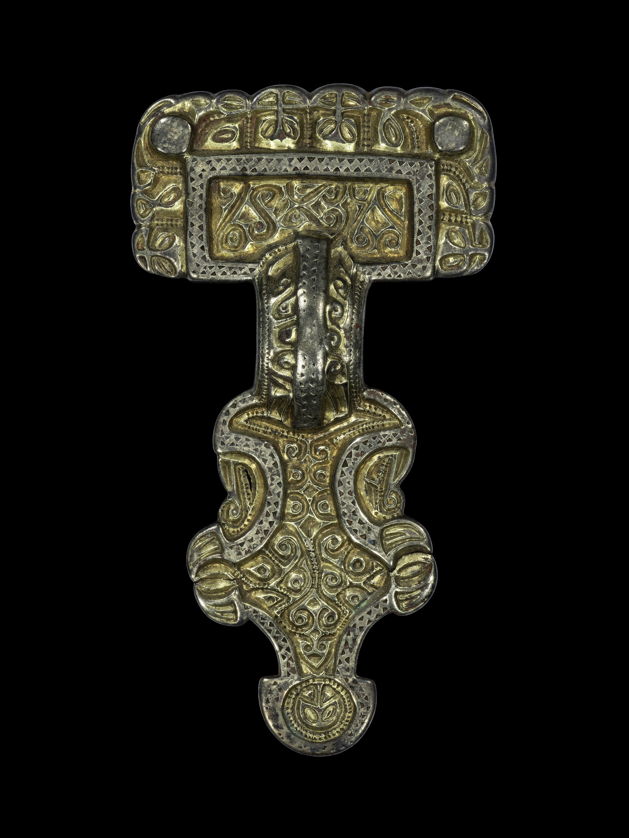 A Merovingian gilt-silver brooch, circa mid-6th century A.D., offered in Antiquities on 2 July 2025 at Christie's in London