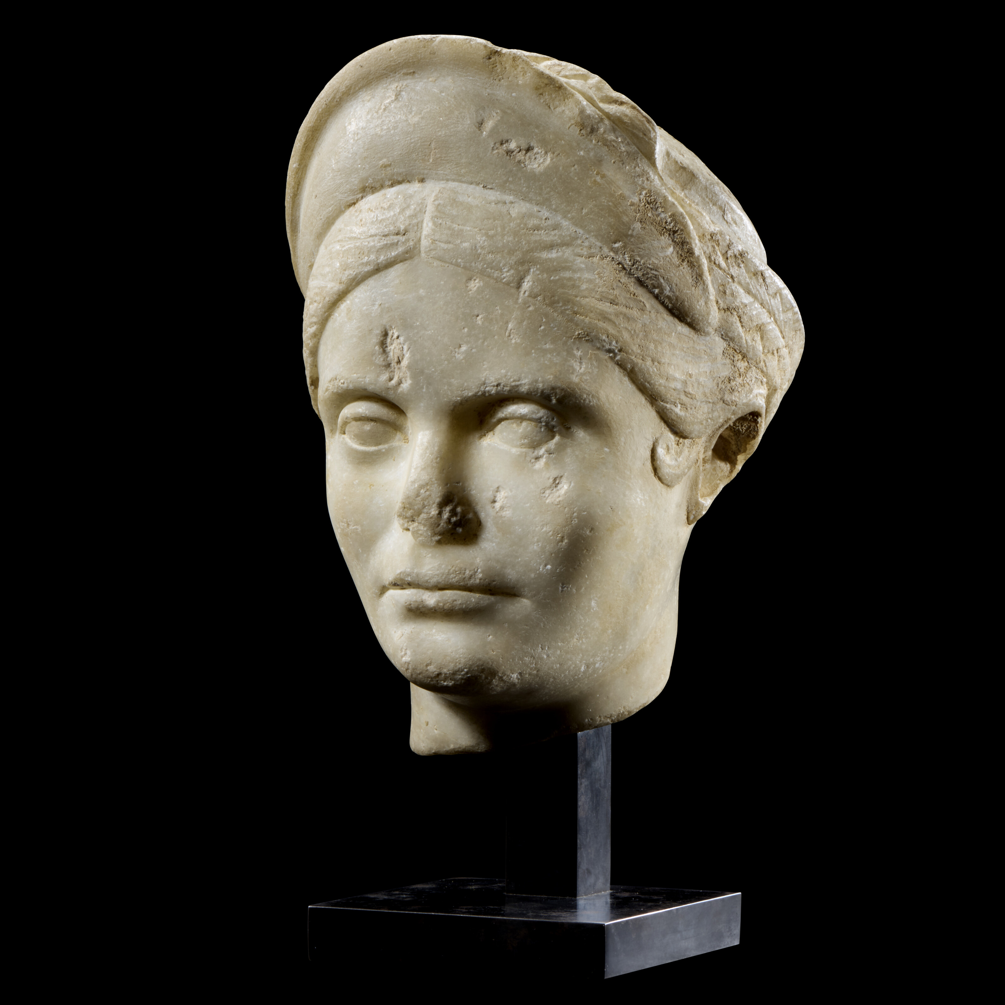 A Roman marble portrait of a woman, Antonine period, circa 2nd century A.D., offered in Antiquities on 2 July 2025 at Christie's in London
