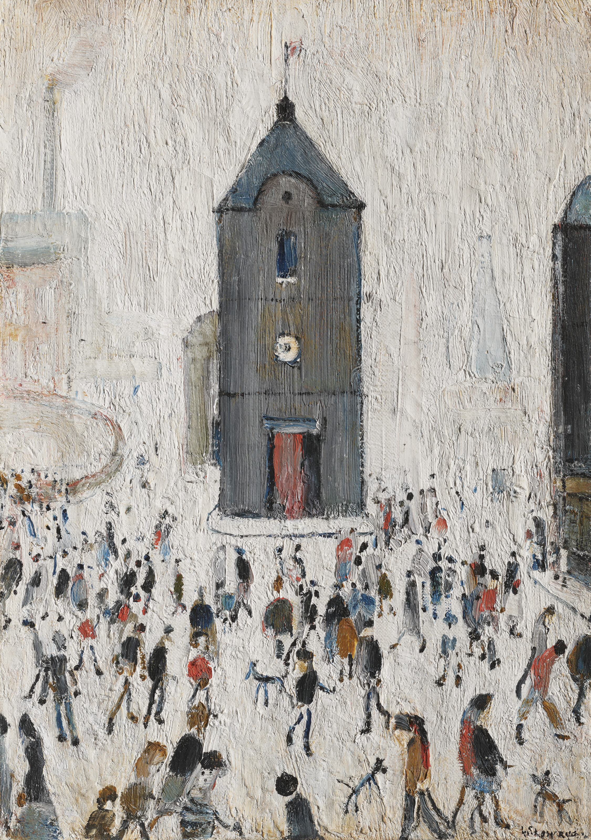 L.S. Lowry, The Black Church, 1964, offered in the Modern British and Irish Art Day Sale on 23 October 2025 at Christie's in London