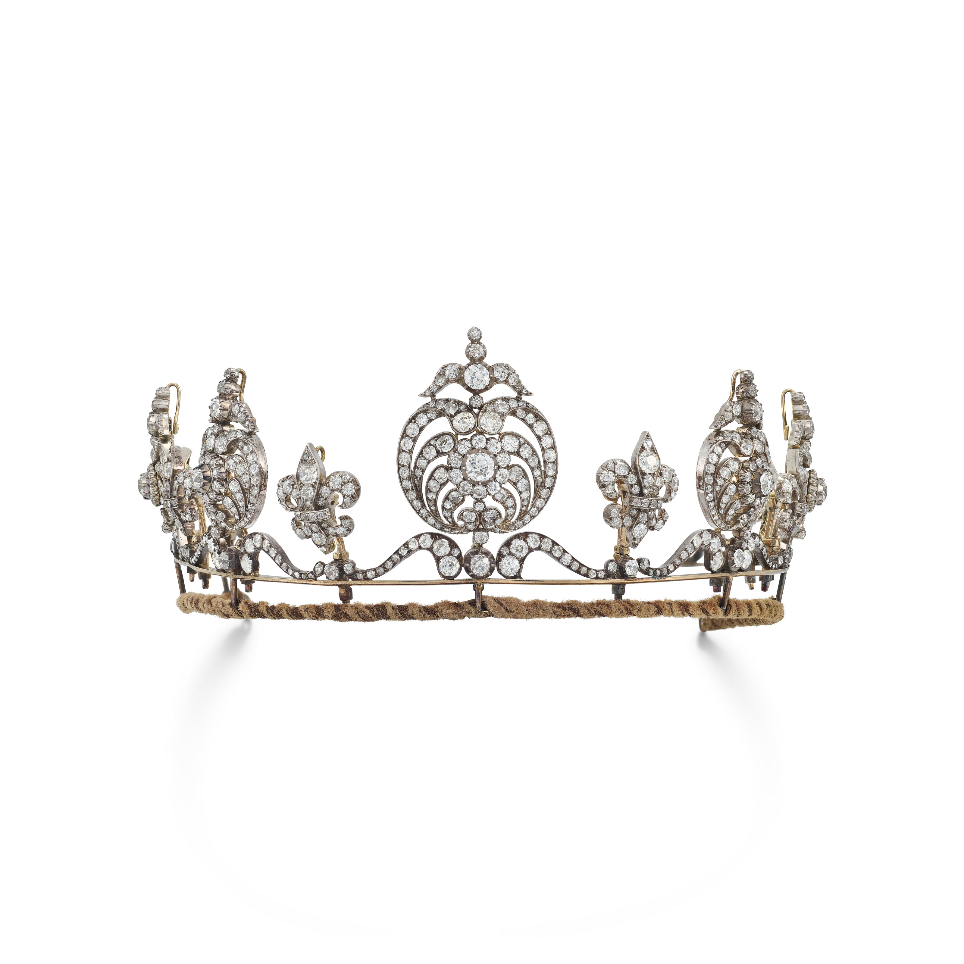A late 19th century diamond tiara, circa 1890, offered in Jewels Online: The London Edit, until 6 June 2025 at Christie's Online