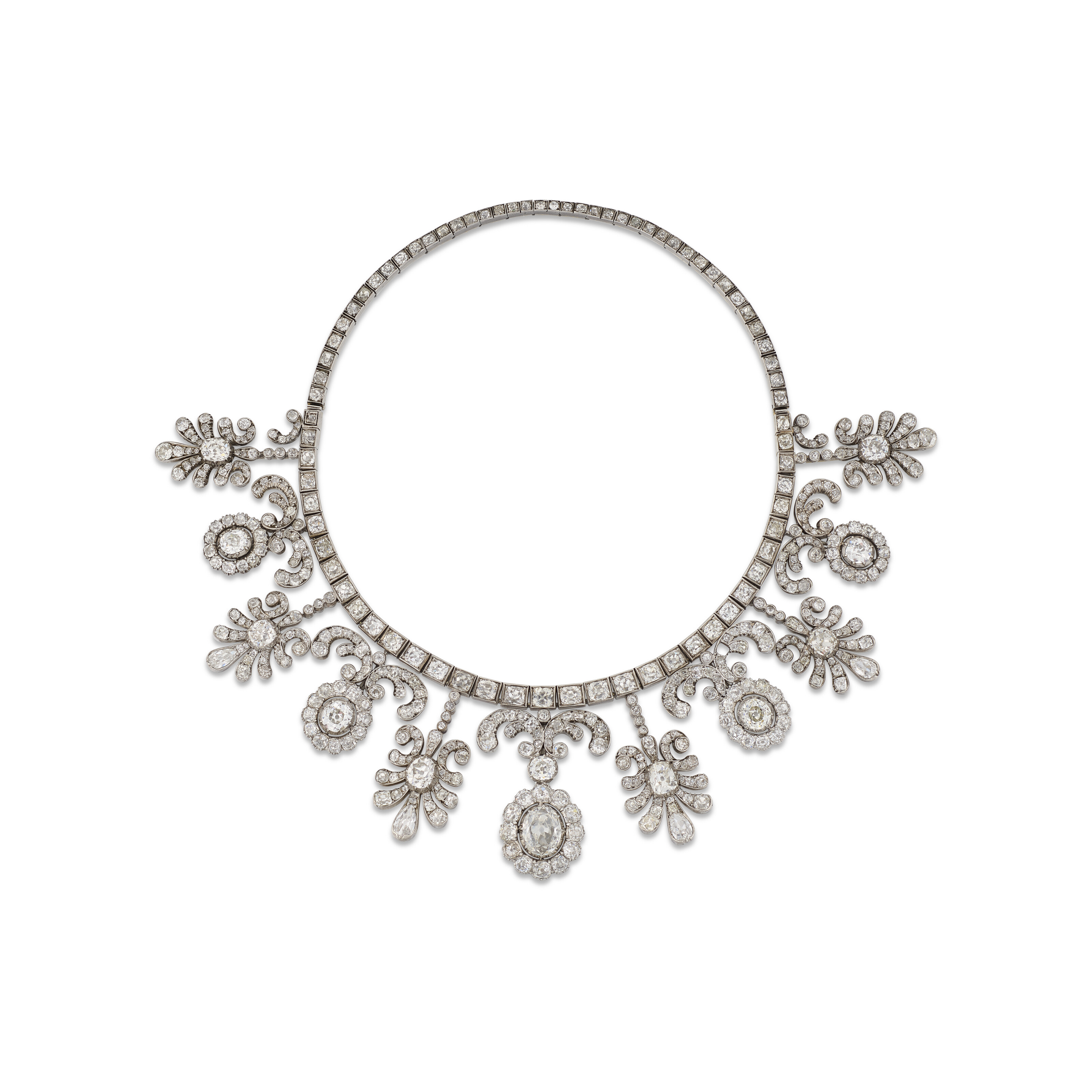 19TH CENTURY DIAMOND TIARA/NECKLACE, | Christie's