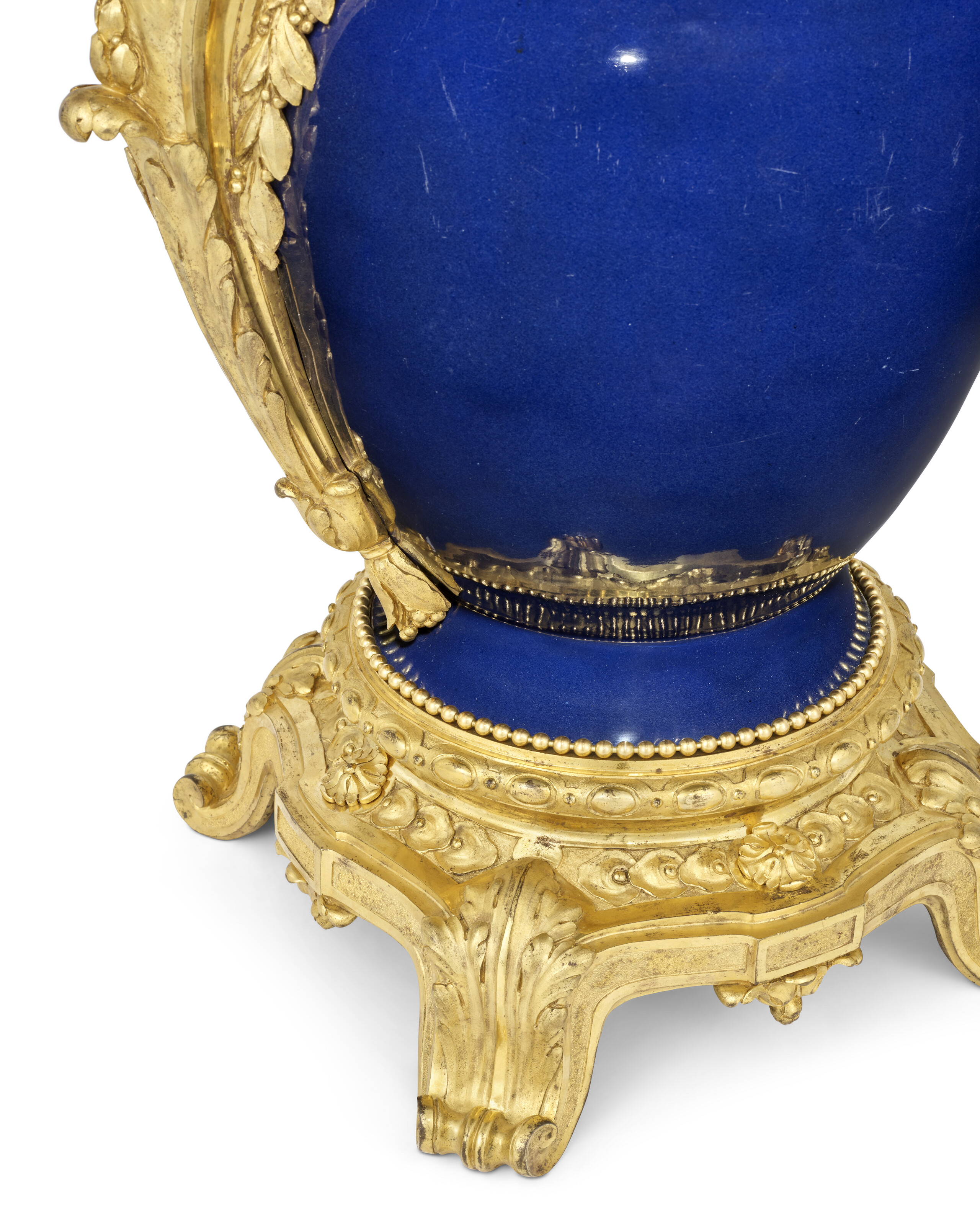 ルイ・ヴァルタ、Vase bleu、海外版超希少レゾネ、新品額付 A LATE LOUIS XV ORMOLU-MOUNTED 'BLEU TURQUE' CHINESE PORCELAIN
