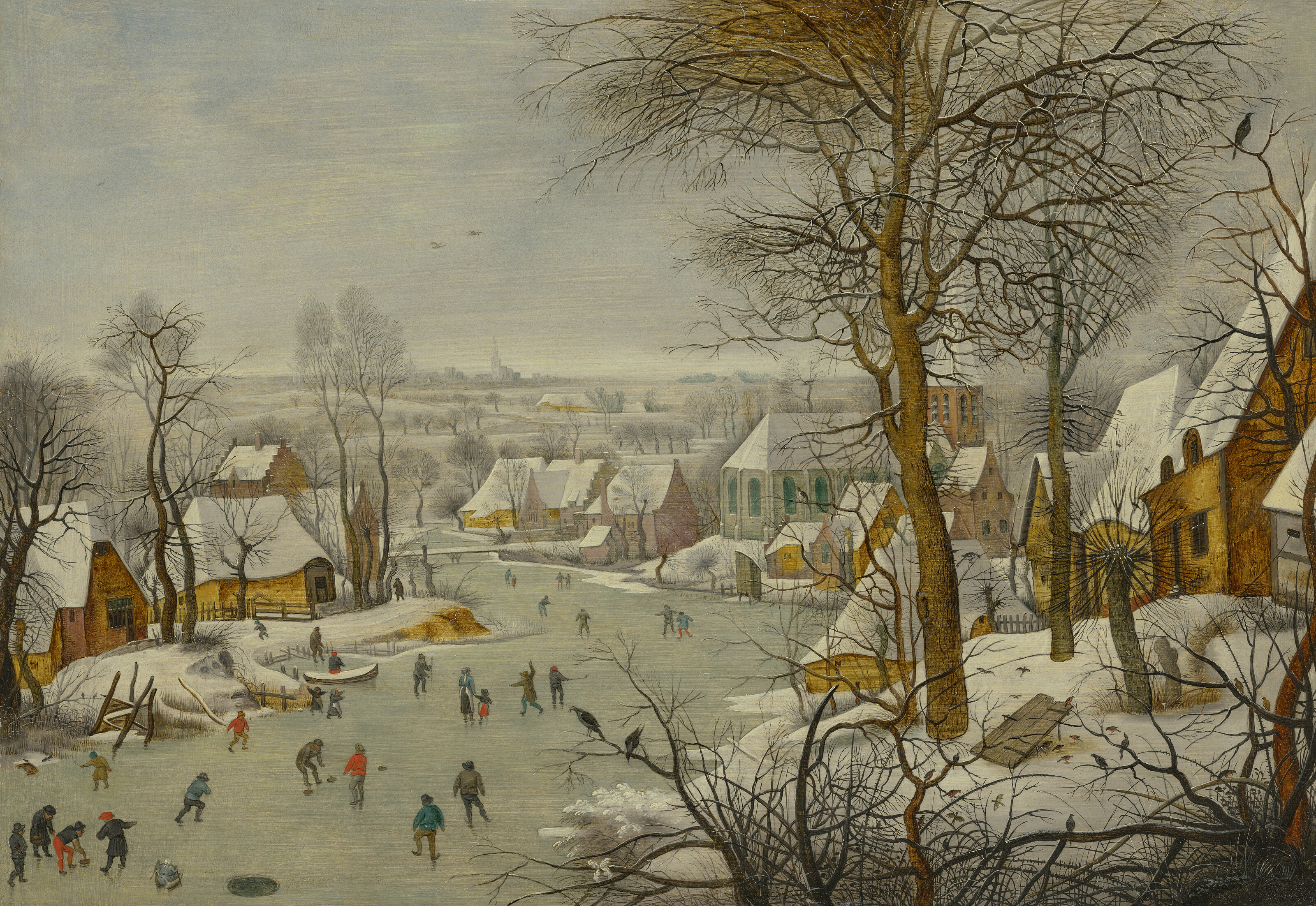 Pieter Brueghel the Younger, The Birdtrap, offered in the Old Masters Evening Sale on 1 July 2025 at Christie's in London