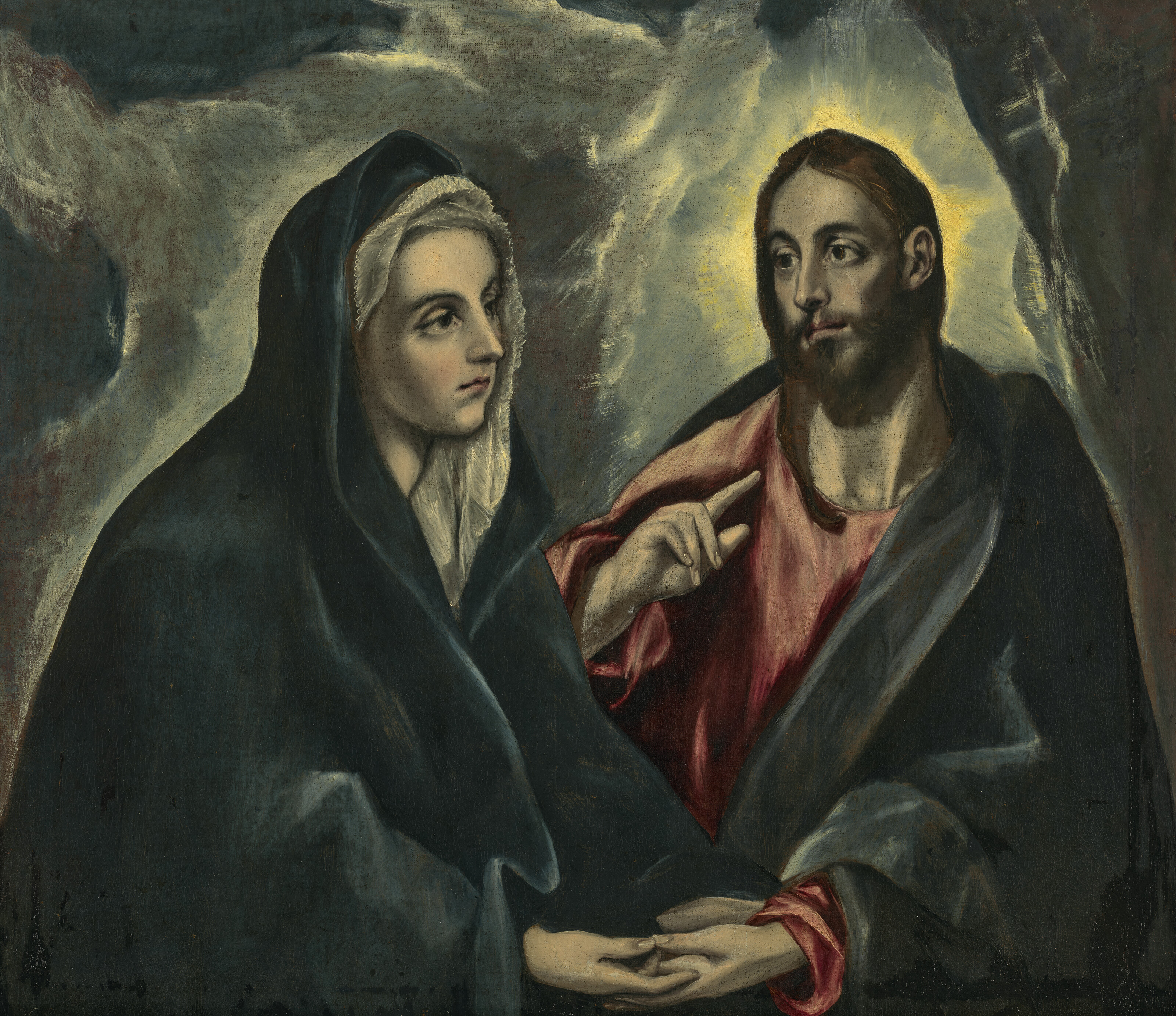 Christ taking leave of His Mother