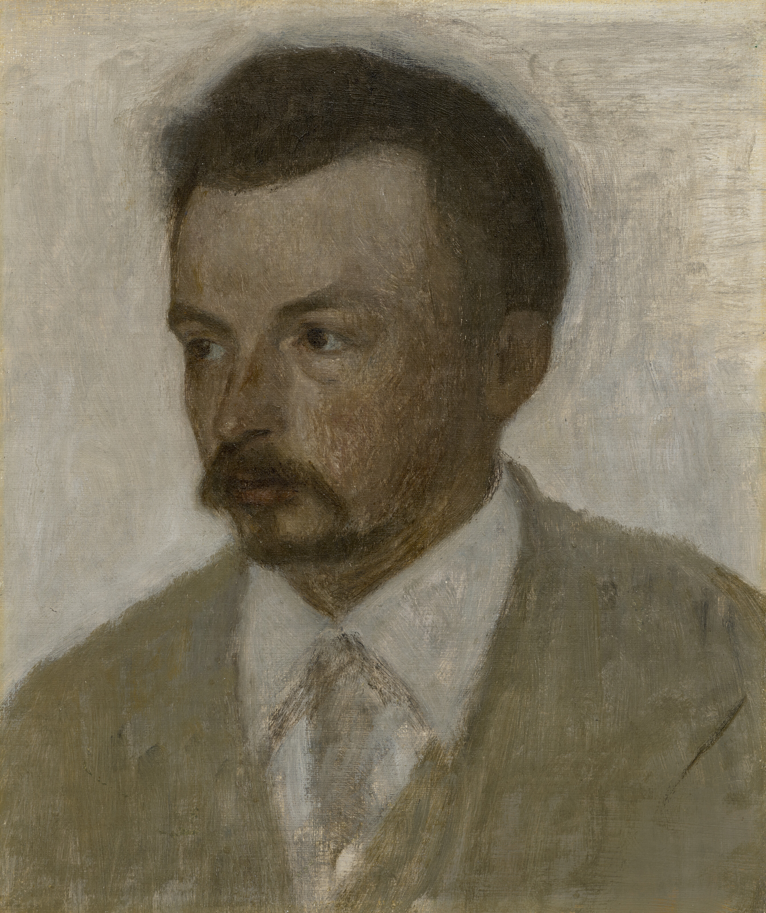 Vilhelm Hammershoi, Self-portrait, 1895, offered in the Old Masters Evening Sale on 1 July 2025 at Christie's in London