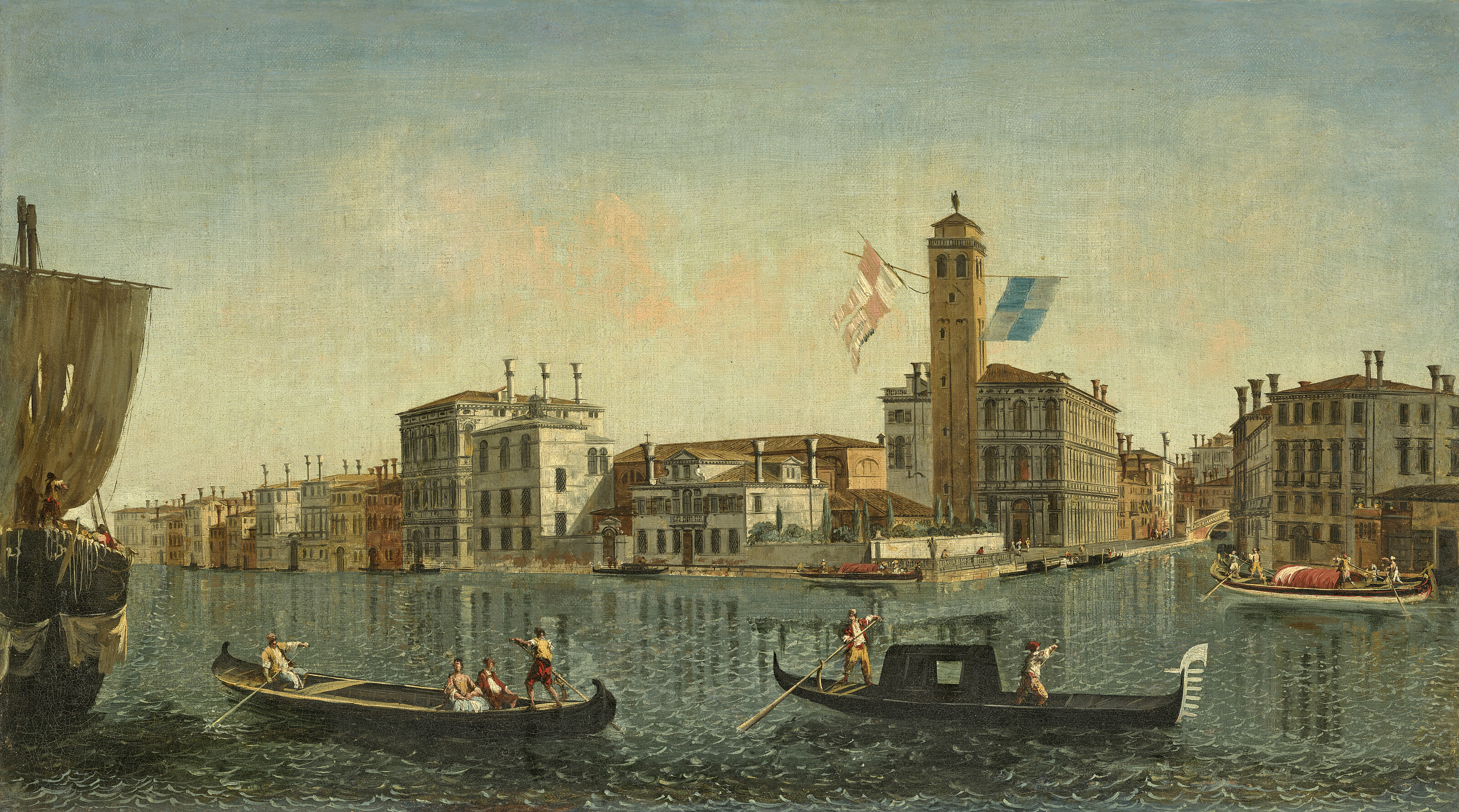 Michele Marieschi and studio, Venice, the entrance to the Canareggio with San Geremia, offered in Old Masters to Modern Day Sale: Paintings, Drawings, Sculpture on 2 July 2025 at Christie's in London