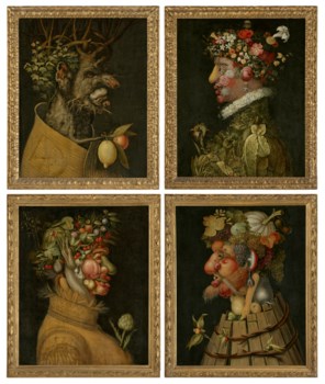 WORKSHOP OF GIUSEPPE ARCIMBOLDO (MILAN 1527-1593), The Four Seasons ...