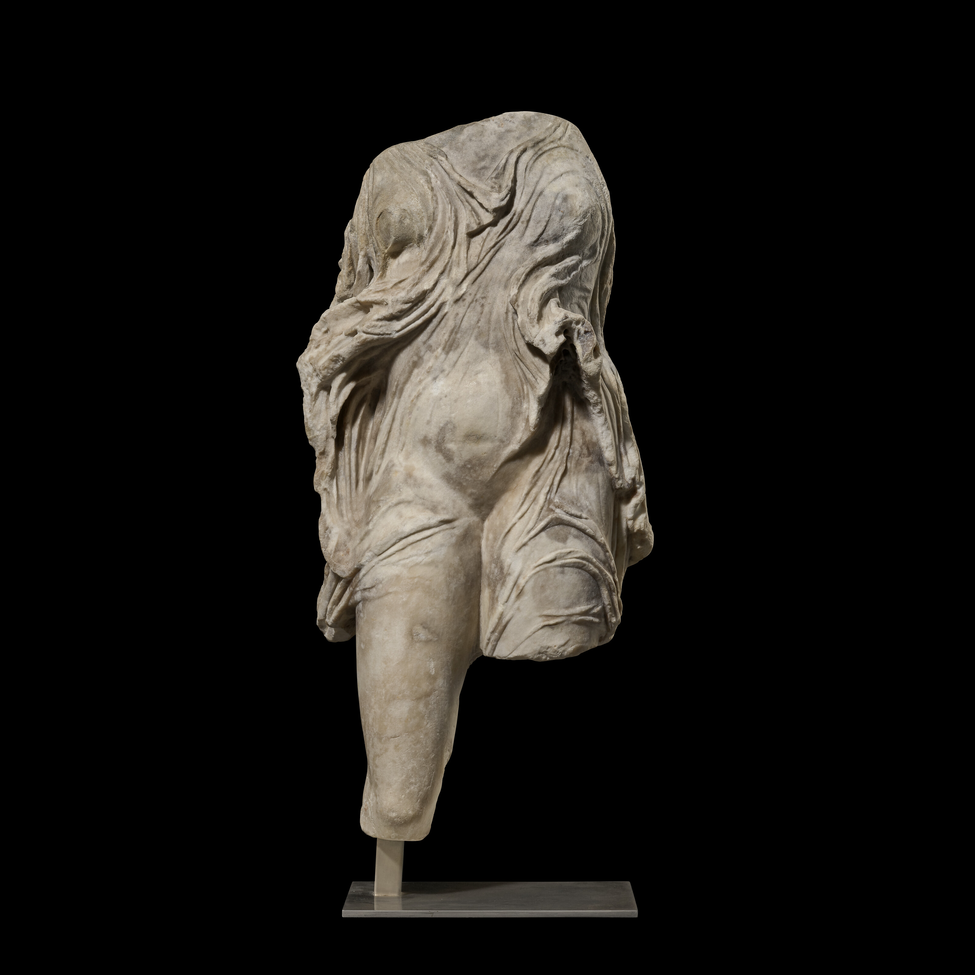 A Greek marble draped female figure, Hellenistic period, circa 2nd century B.C., offered in Antiquities on 3 December 2025 at Christie's in London
