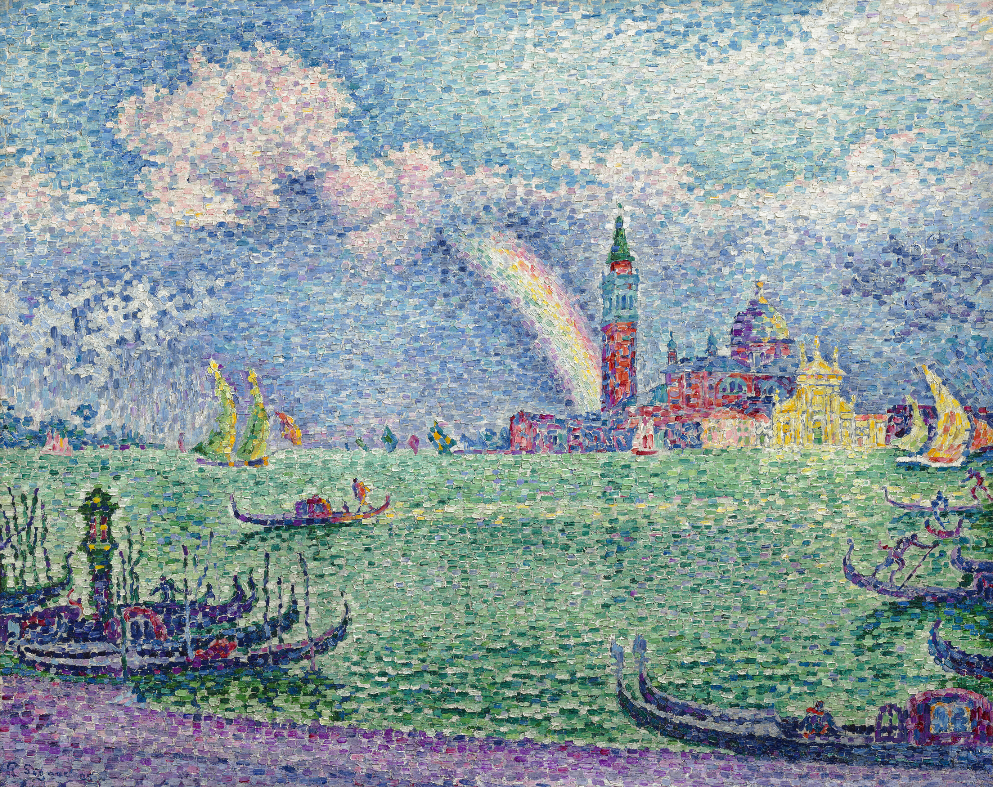 Paul Signac, L'Arc-en-ciel (Venise), 1905, offered in the 20th/21st Century: London Evening Sale on 15 October 2025 at Christie's in London