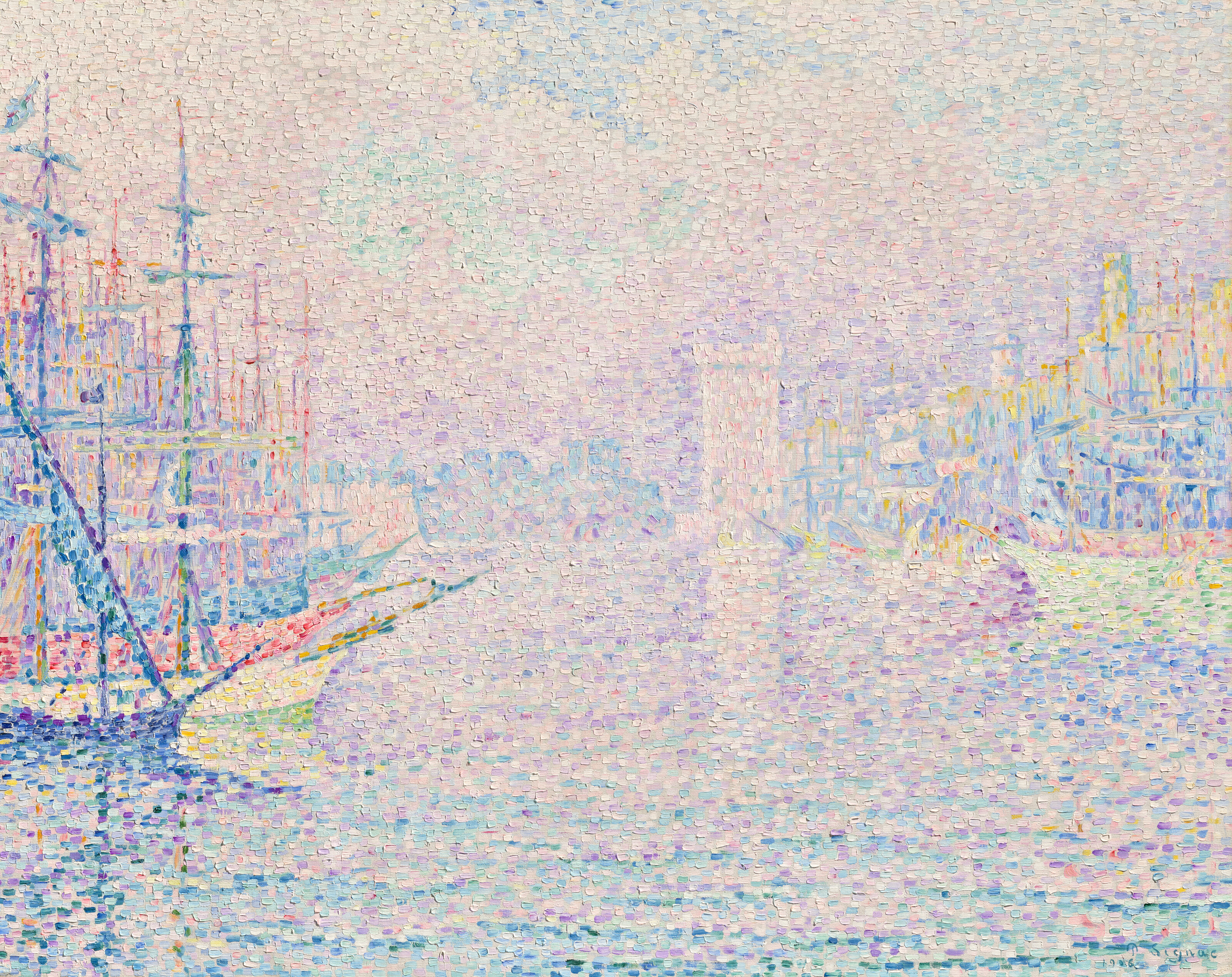 Paul Signac, Marseille. Le vieux port, 1906, offered in the 20th/21st Century: London Evening Sale on 15 October 2025 at Christie's in London