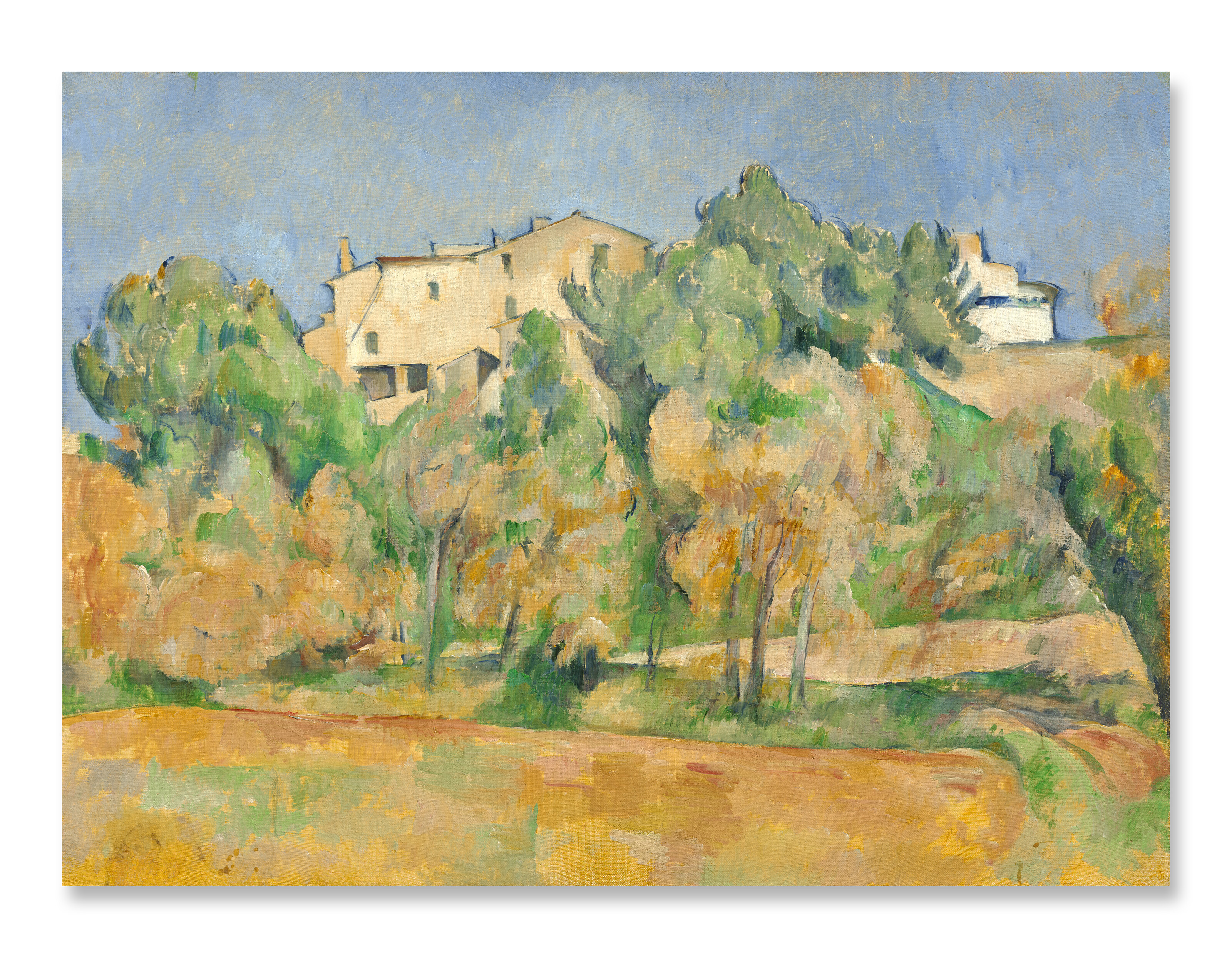PAUL CEZANNE (1839-1906), Maison de Bellevue et pigeonnier