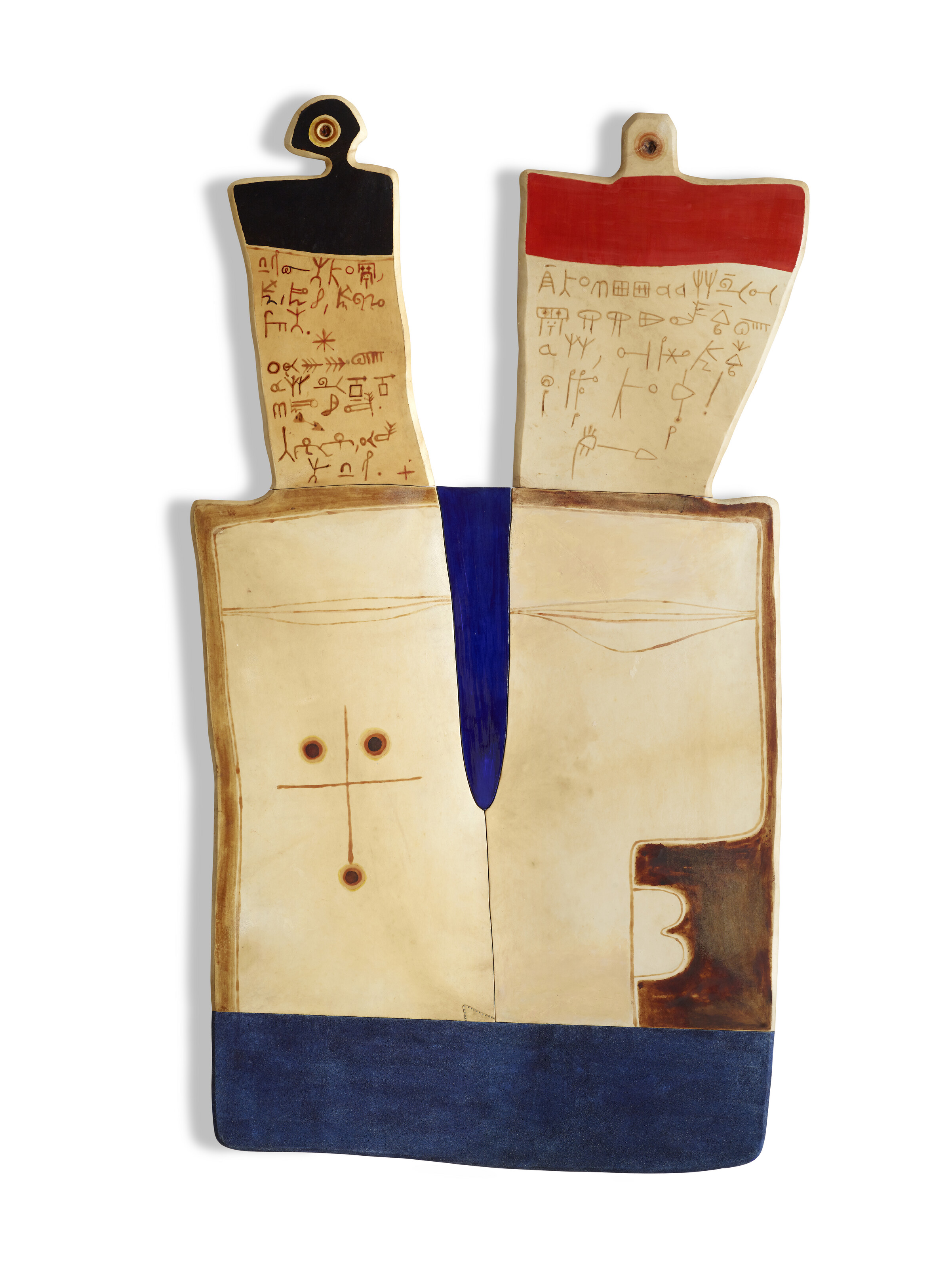 Farid Belkahia, Somalia 2, 1994, offered in Silsila: Highlights from the Dalloul Collection including Modern and Contemporary Middle Eastern Art on 6 November 2025 at Christie's in London