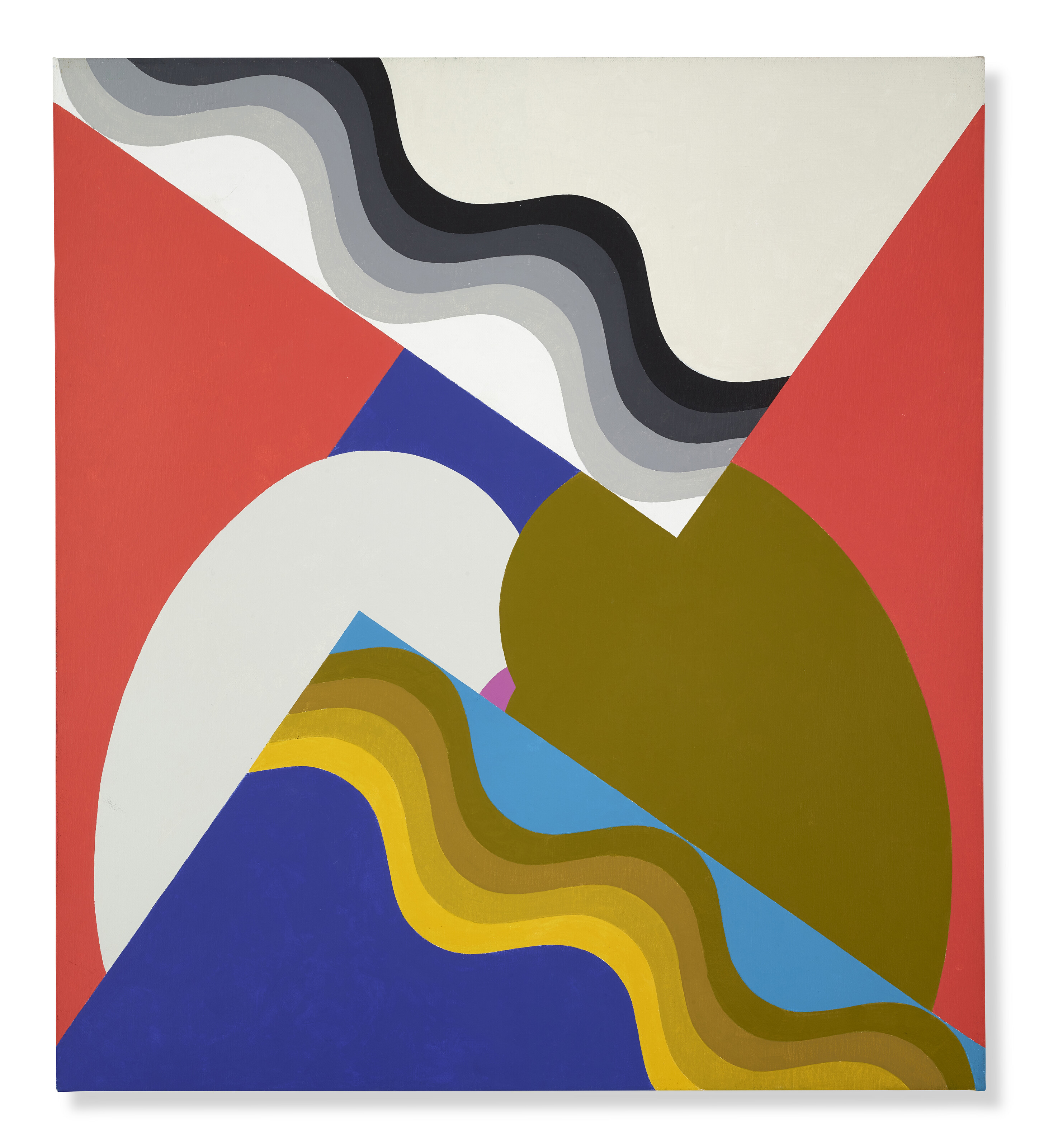 Mohamed Melehi, Composition, 2007, offered in Silsila: Highlights from the Dalloul Collection including Modern and Contemporary Middle Eastern Art on 6 November 2025 at Christie's in London