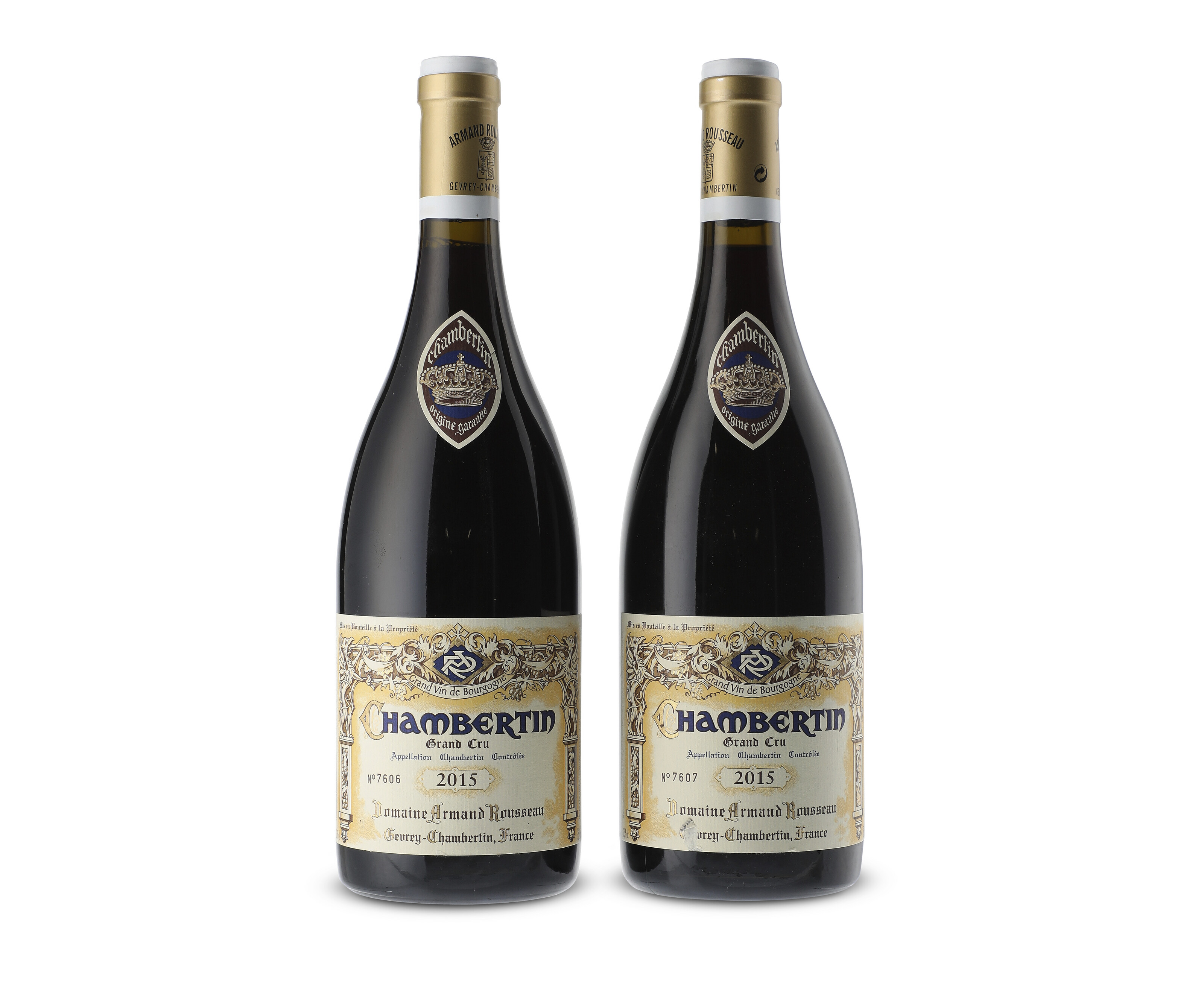 Domaine Armand Rousseau, Chambertin 2015, 2 bottles (75cl) per lot, offered in Fine and Rare Wines Online: London Edition, 15-29 April 2025 at Christie's Online