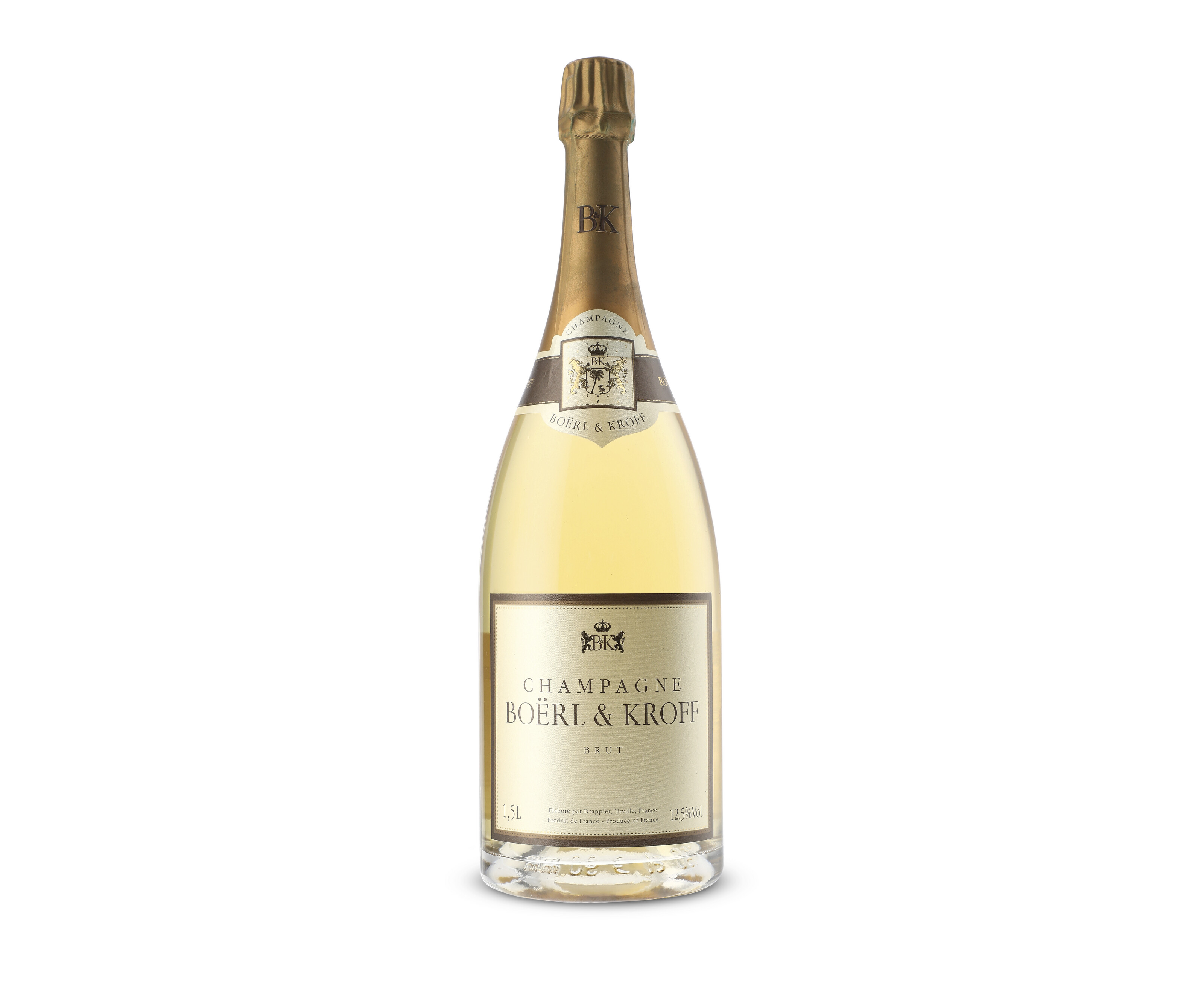 Boërl & Kroff Champagne NV, In original wooden case. Slightly oxidised ...
