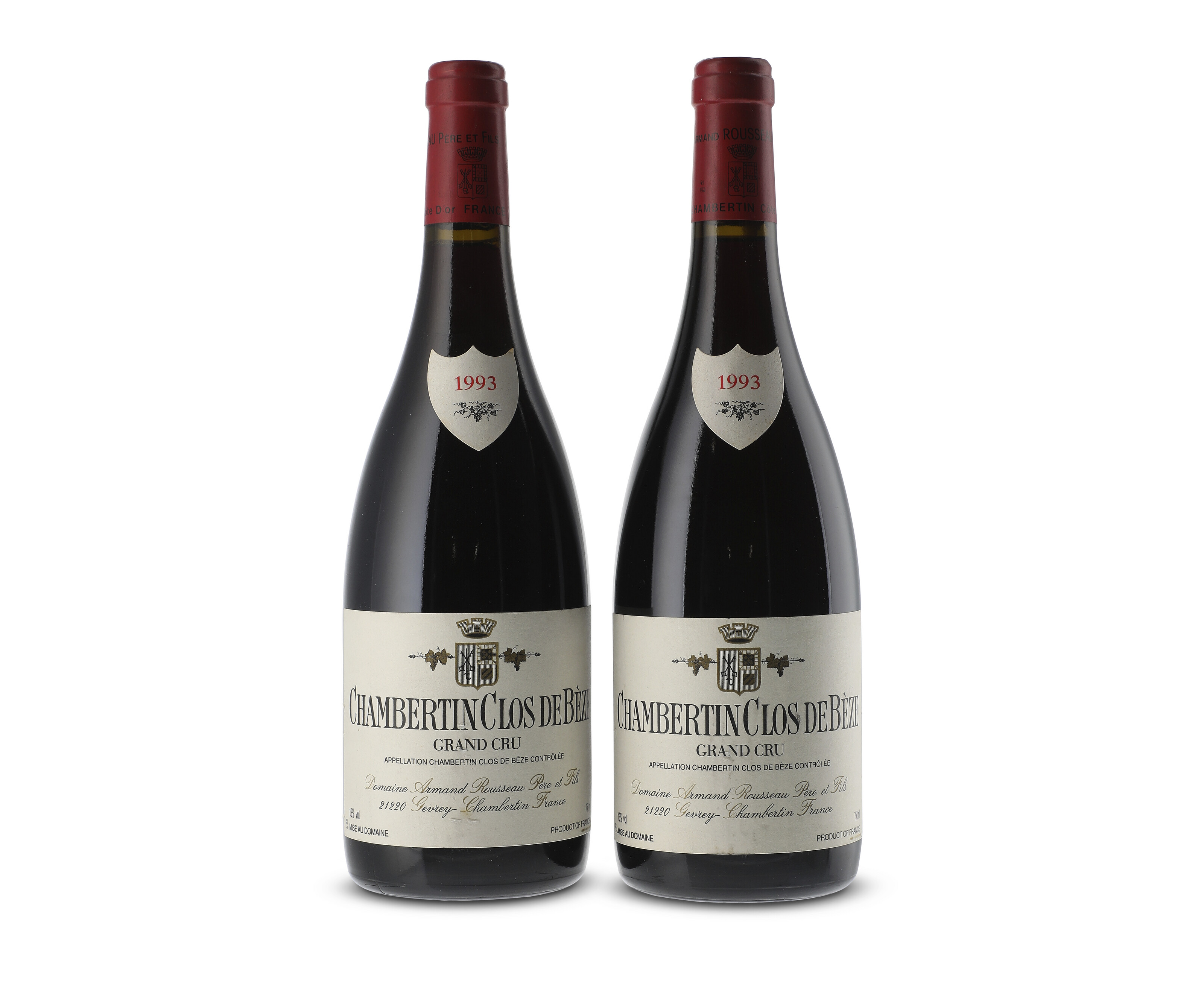 Domaine Armand Rousseau, Chambertin-Clos de Beze 1993, offered in Fine and Rare Wines and Spirits Online: London Edition, until 19 June 2025 at Christie's Online