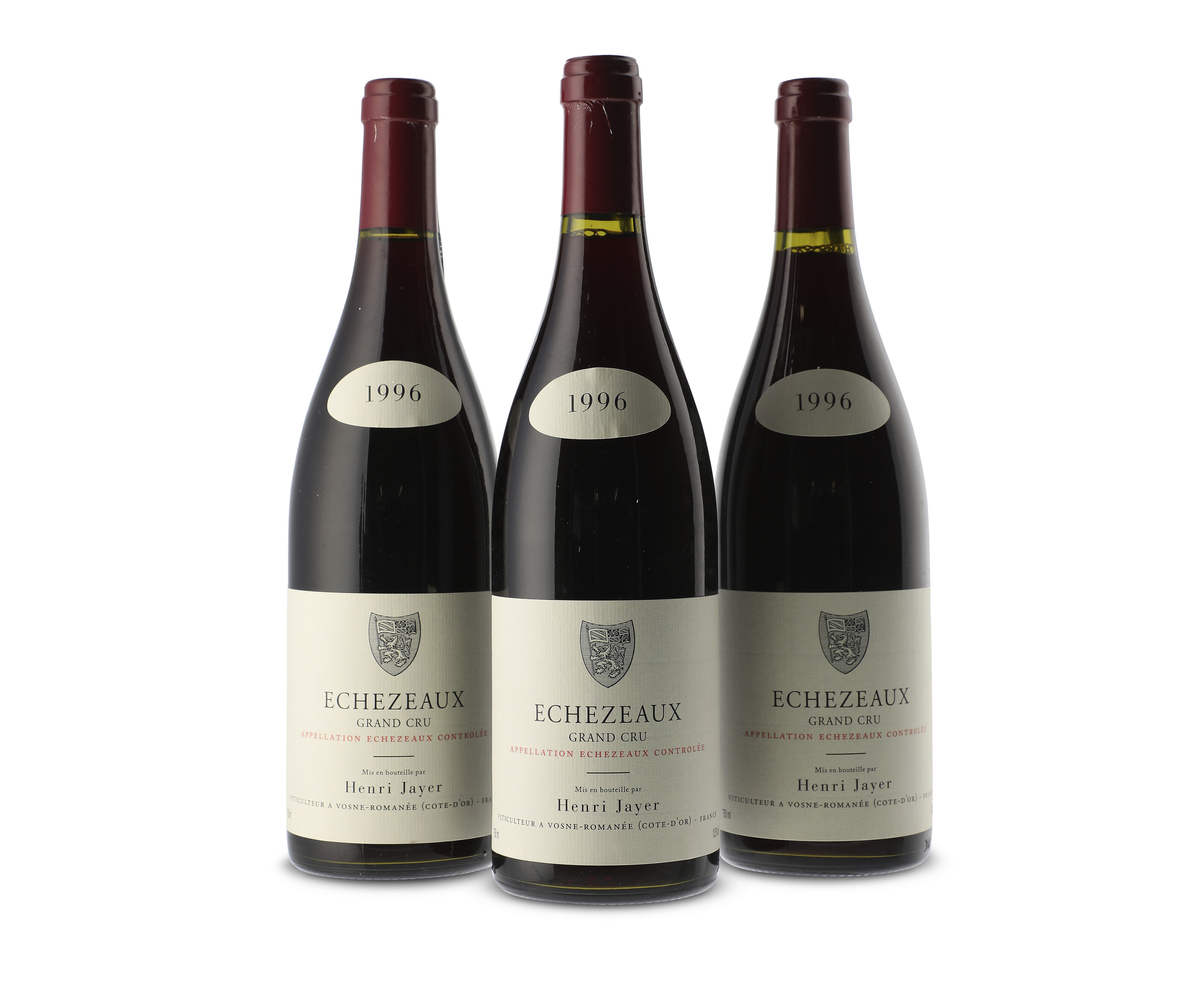 Henri Jayer, Echezeaux 1996, offered in Fine and Rare Wines and Spirits Online: London Edition, until 19 June 2025 at Christie's Online