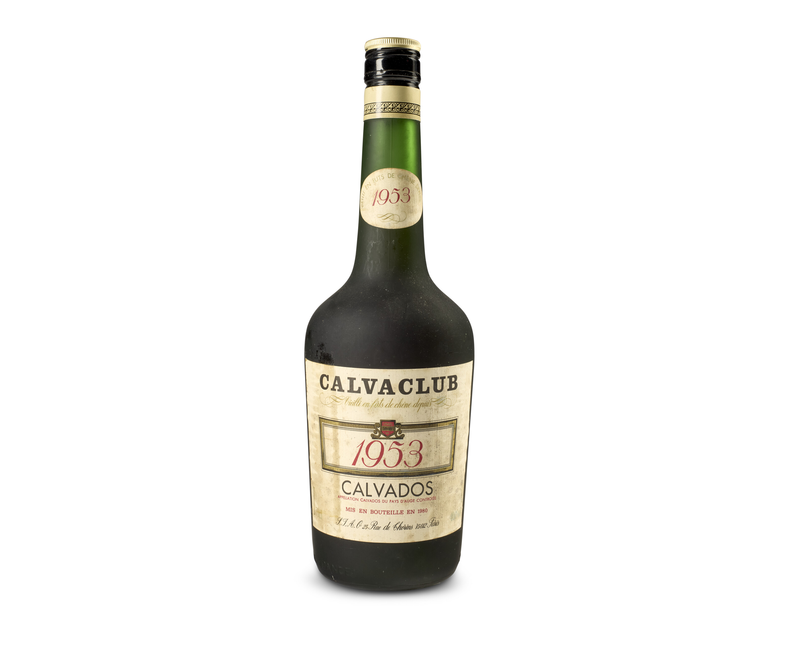 Chort-Mutel, Tres Vieux Calvados 1905, U. 6cm, bin-soiled label