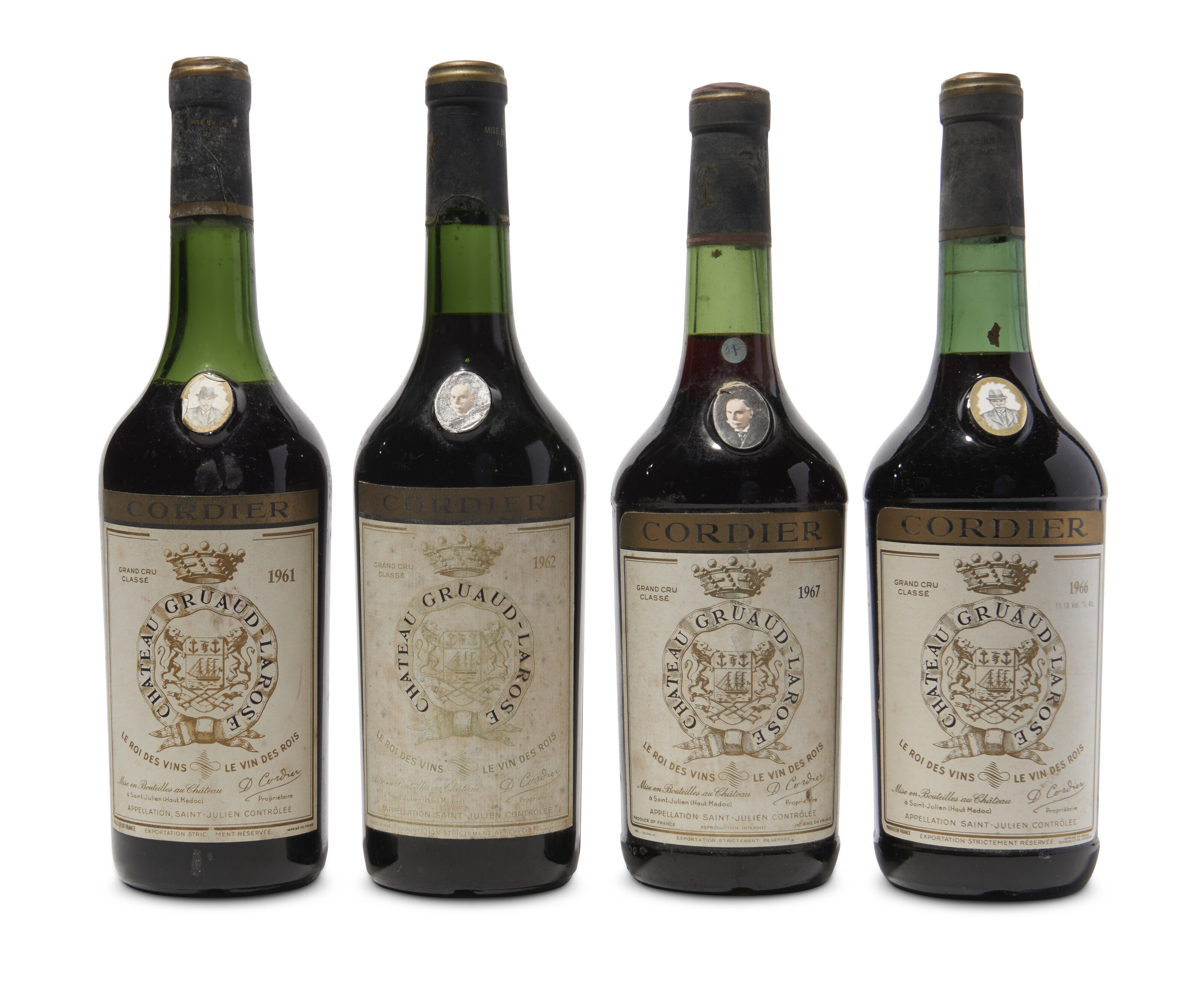 Mixed Gruaud-Larose 1961-1967, Château Gruaud-Larose 1961Corroded ...