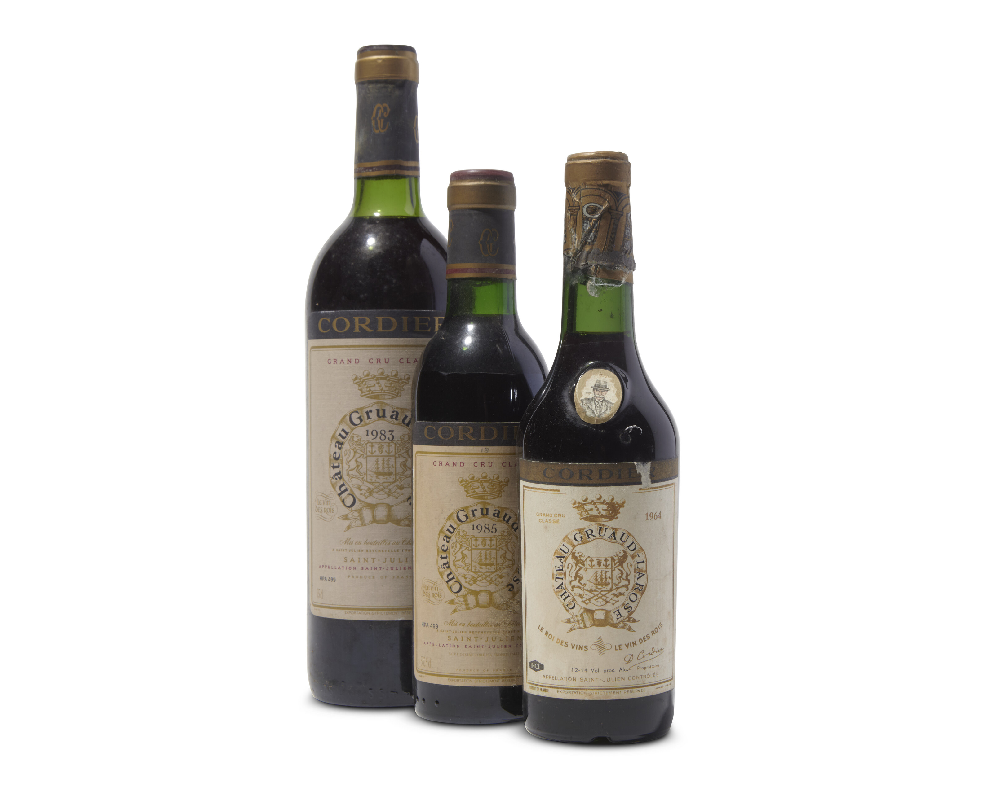 Mixed Gruaud Larose 1964-1985, Château Gruaud Larose 1964Damaged ...