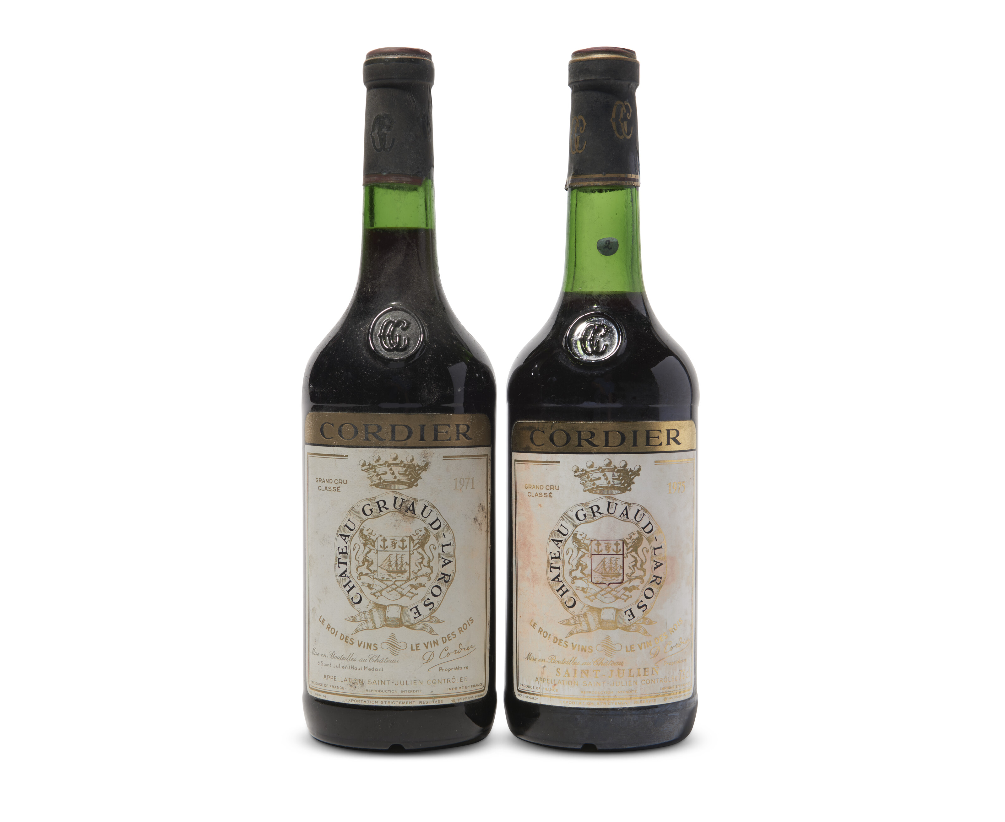 Mixed Gruaud Larose 1971-1975, Château Gruaud Larose 1971Corroded and ...