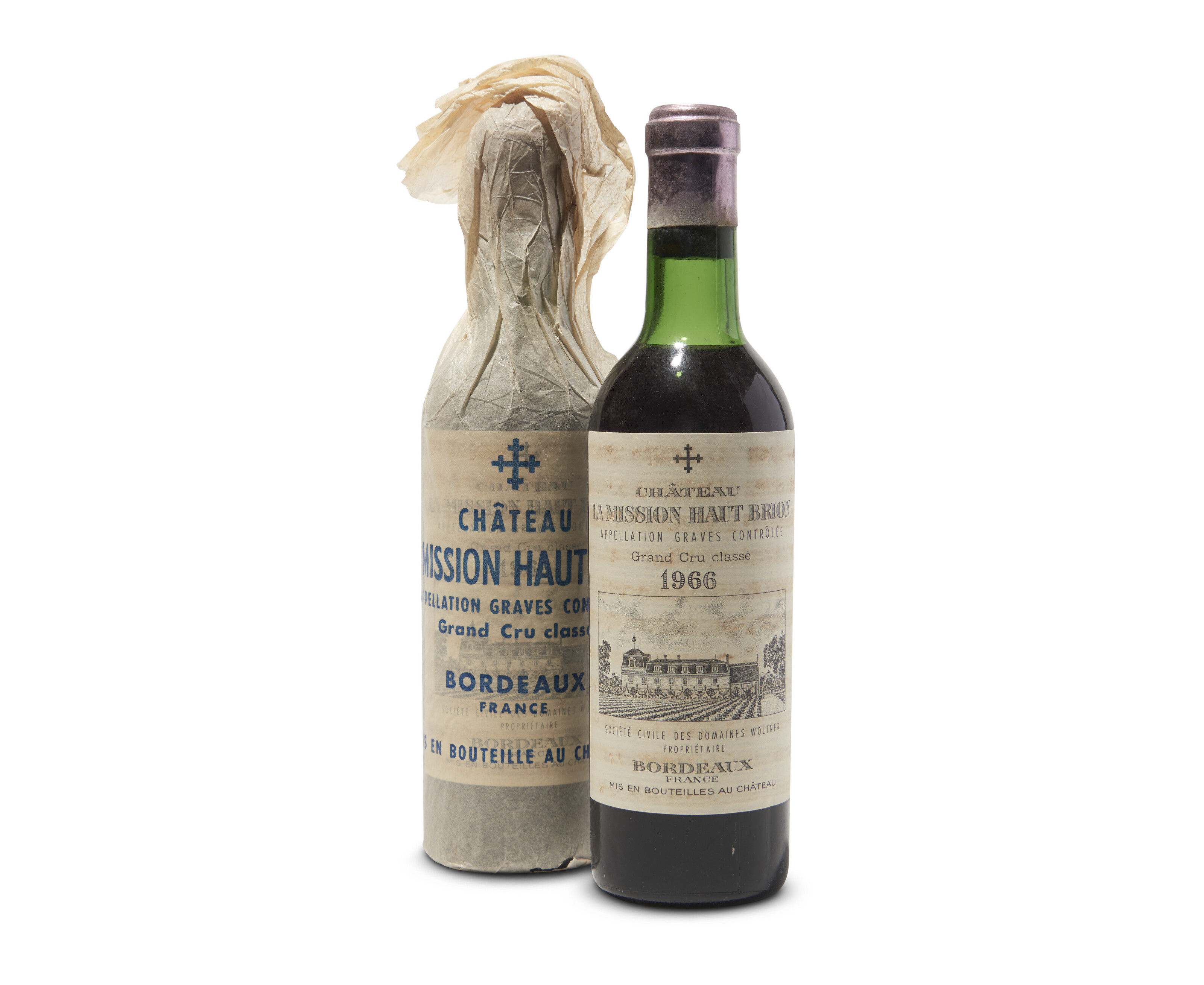Château La Mission Haut-Brion 1966, sold for £2,000 on 18 February 2025 at Christie's Online