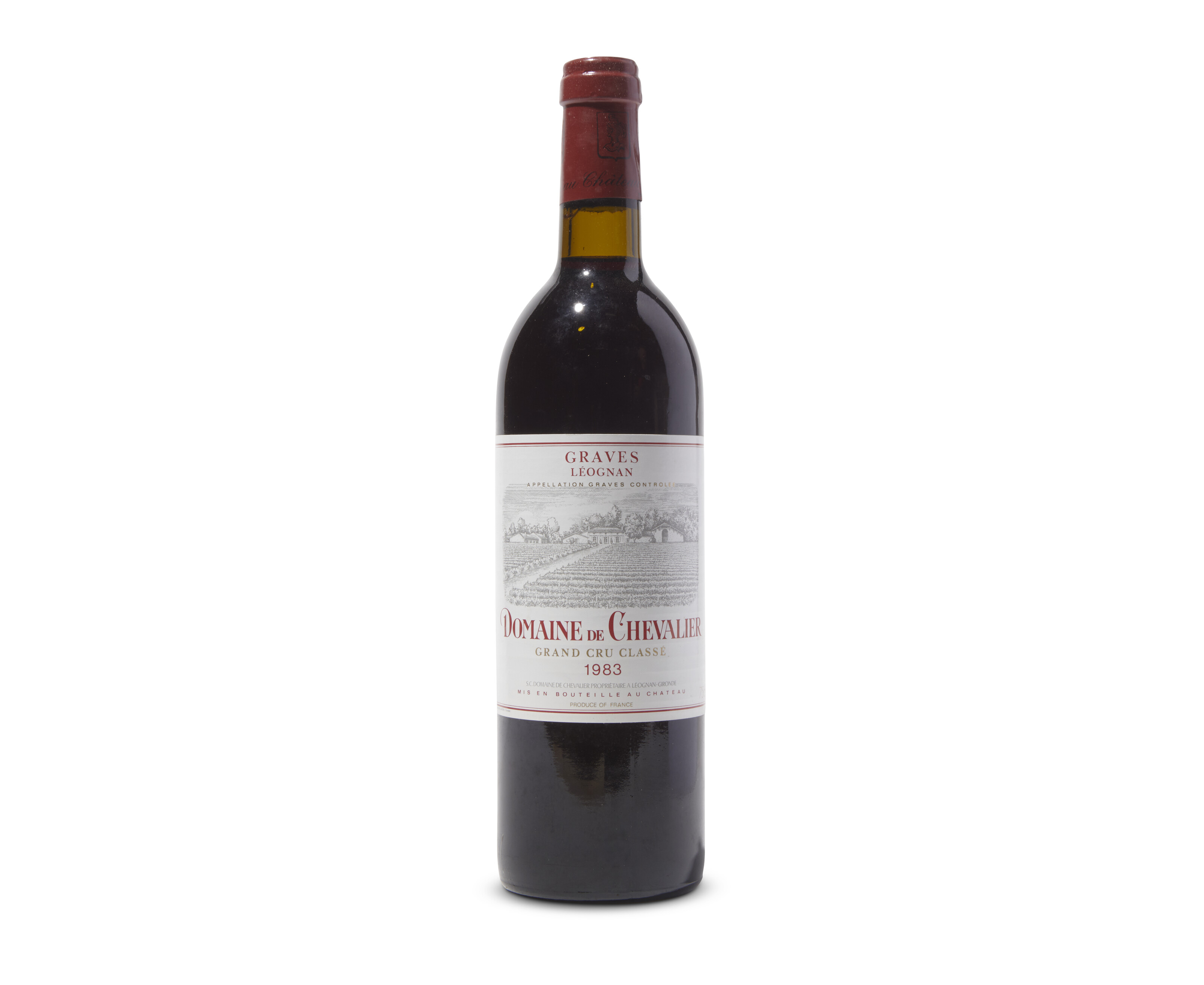 Domaine de Chevalier, Rouge 1983, Pessac-Léognan, Cru ClasséIn original ...