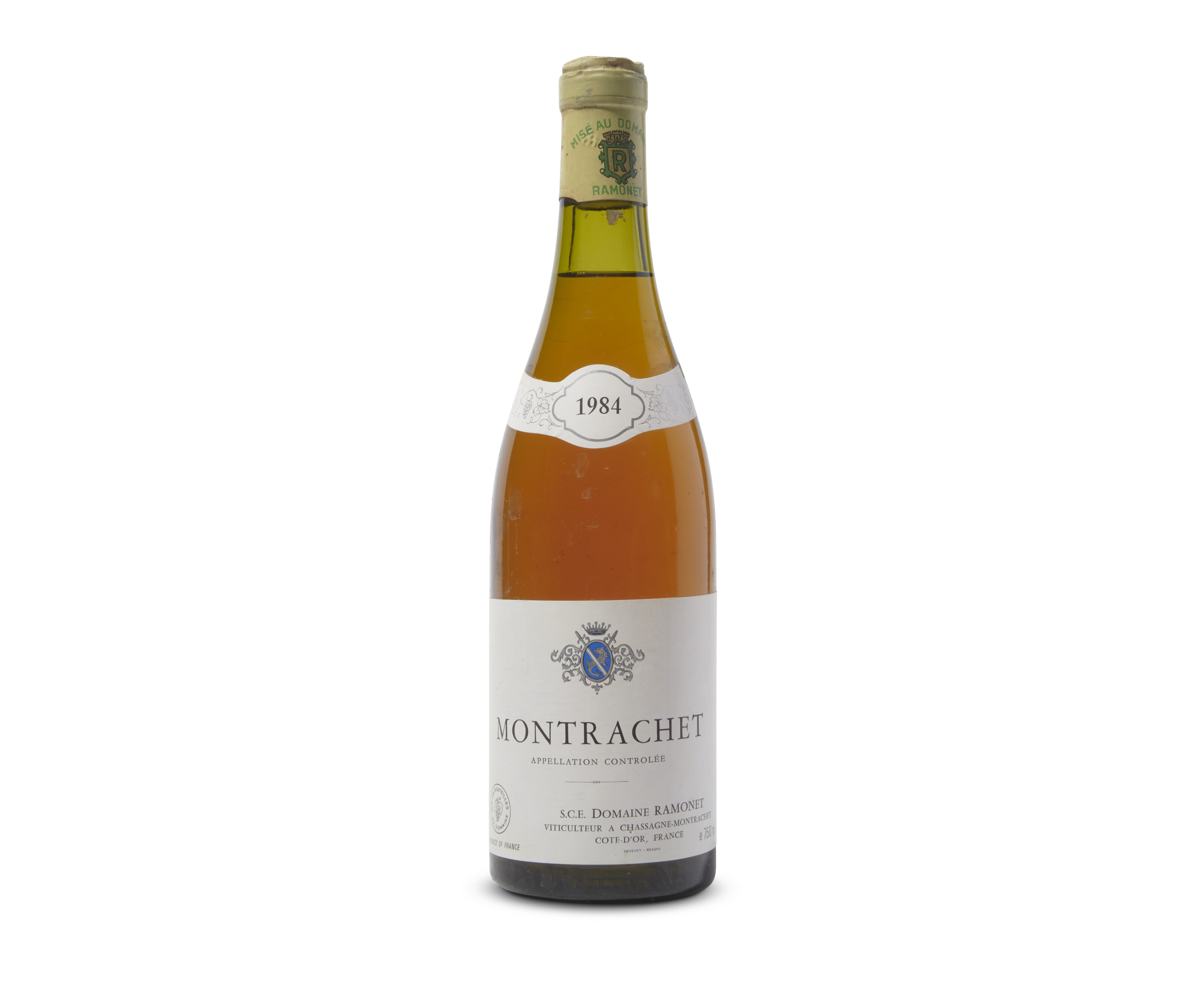 Domaine Ramonet, Montrachet 1984, Grand Cru, Côte de BeauneSlightly ...