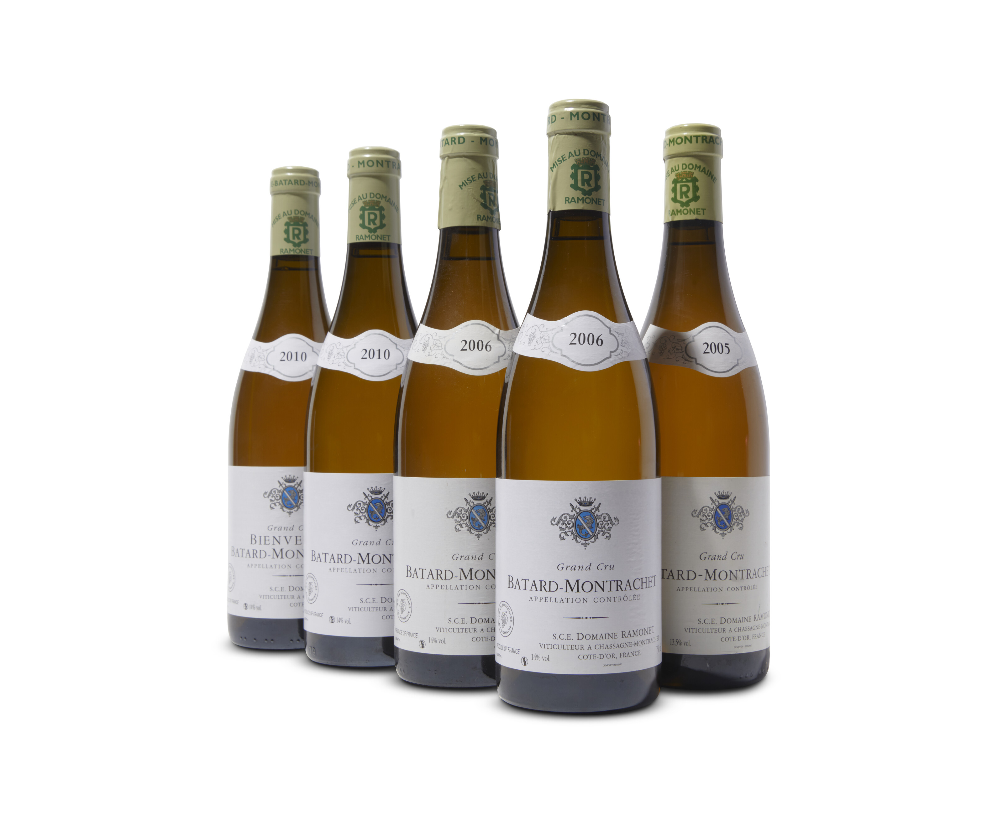 Mixed Ramonet 2005-2010, Domaine Ramonet,Bâtard-Montrachet 2005Slightly ...