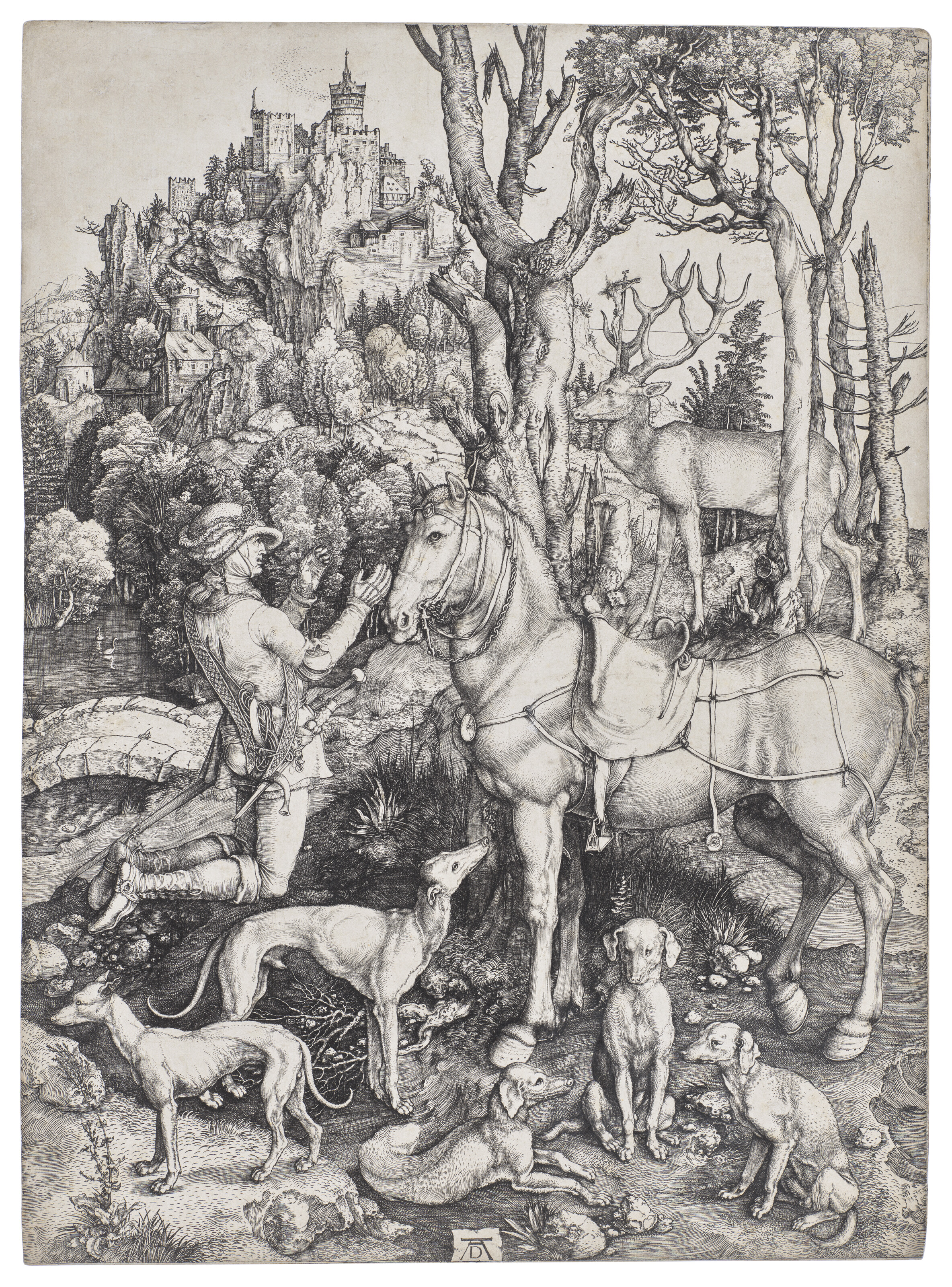 Albrecht Durer, Saint Eustace, circa 1501, offered in Spellbound: The Hegewisch Collection, Part I on 16 October 2025 at Christie's in London