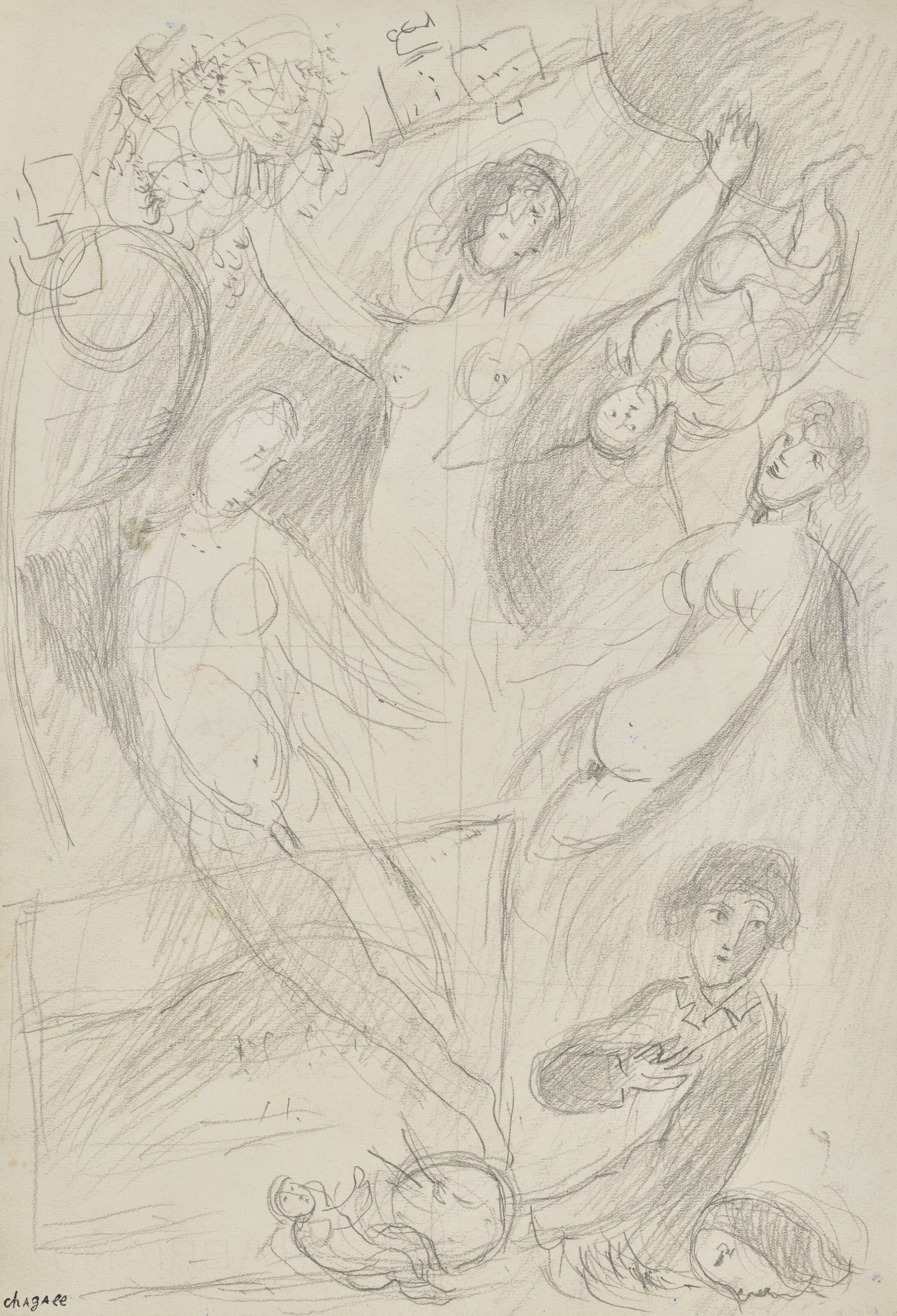 MARC CHAGALL — Étude pour l'Opéra (1953)
