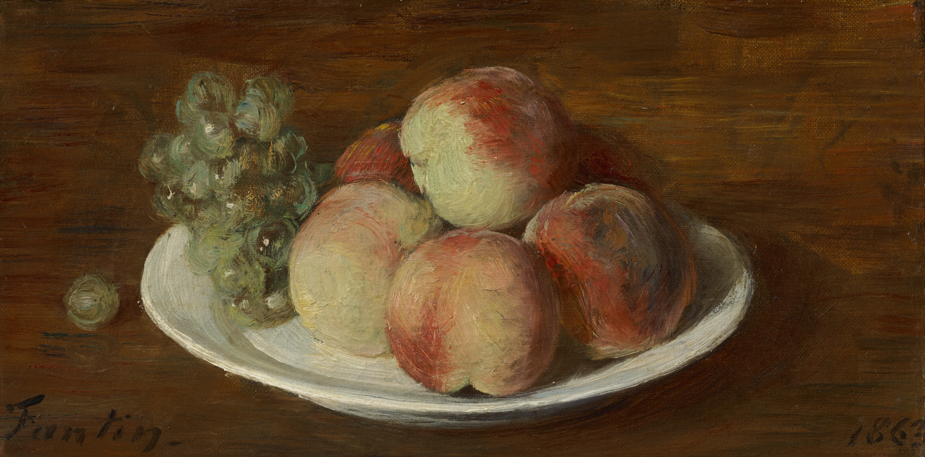 HENRI FANTIN-LATOUR (1836-1904), Nature morte, grosses fraises et