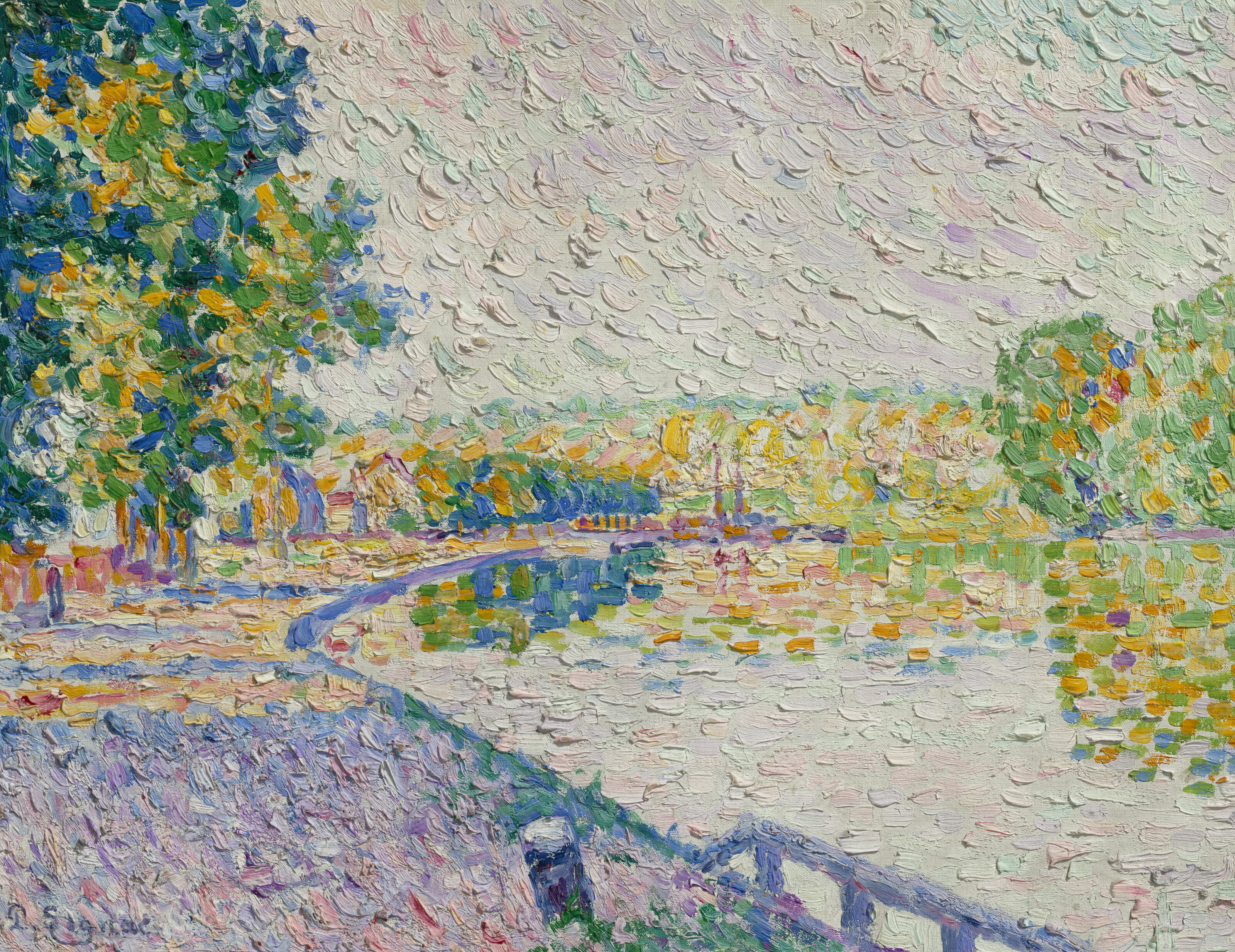 Paul Signac, Samois. Etude no. 11, 1899, offered in the Impressionist and Modern Art Day and Works on Paper Sale on 17 October 2025 at Christie's in London
