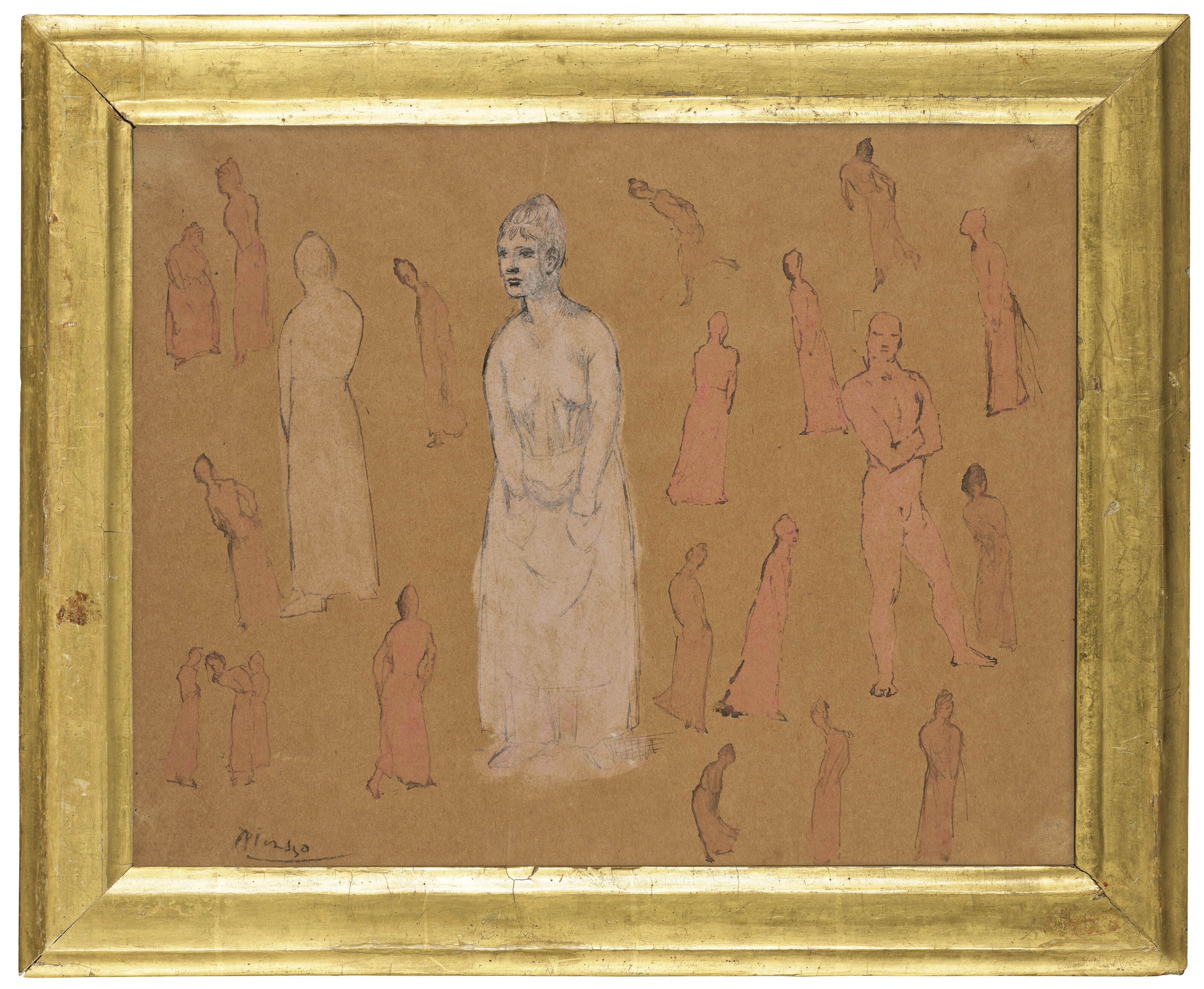 PABLO PICASSO (1881-1973), Études de personnages | Christie's, image size:3200x2628