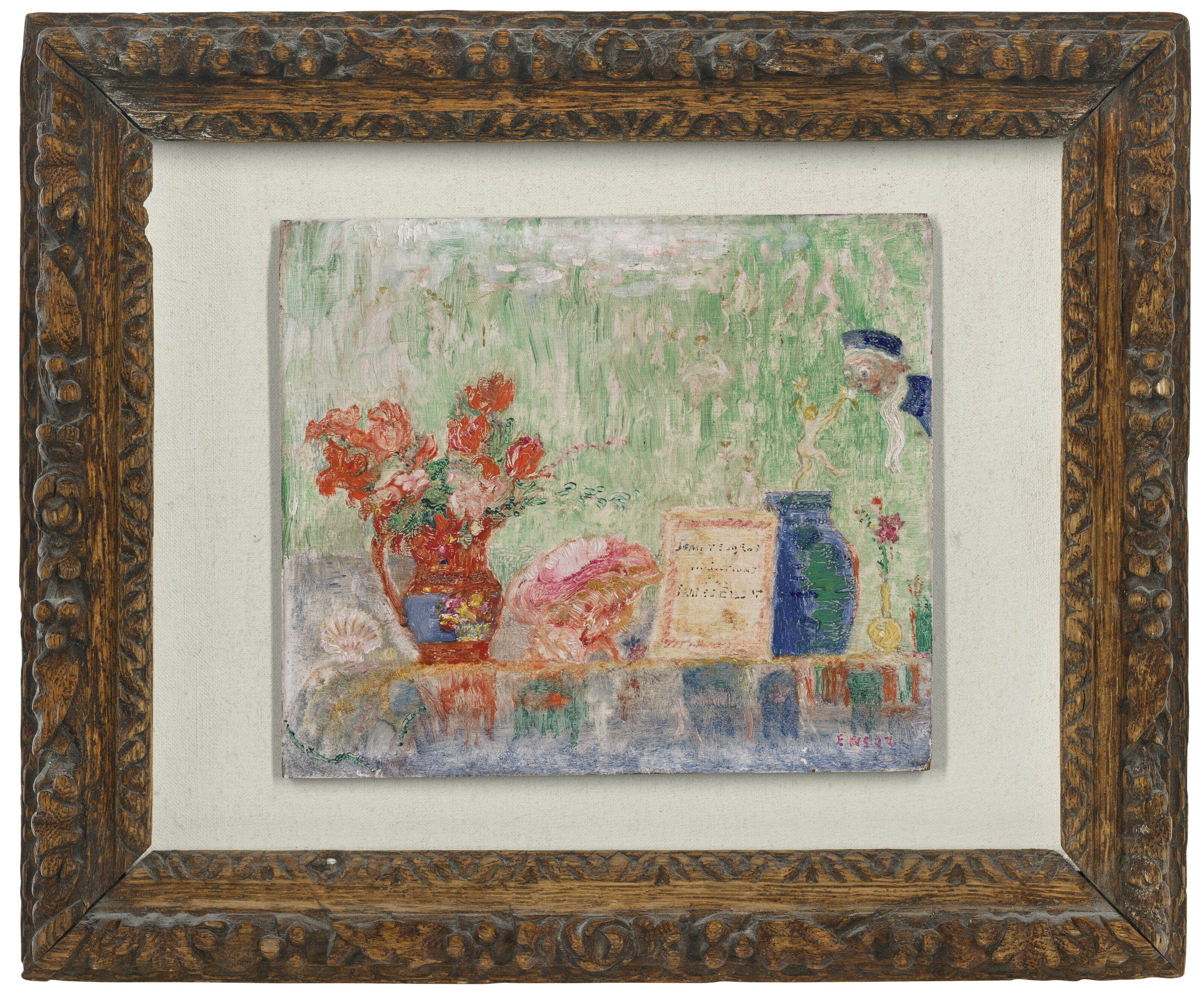 Ensor、NATURE MORTE AVEC EVENTAILE Ensor、NATURE MORTE AVEC EVENTAILE Ensor、NATURE MORTE AVEC
